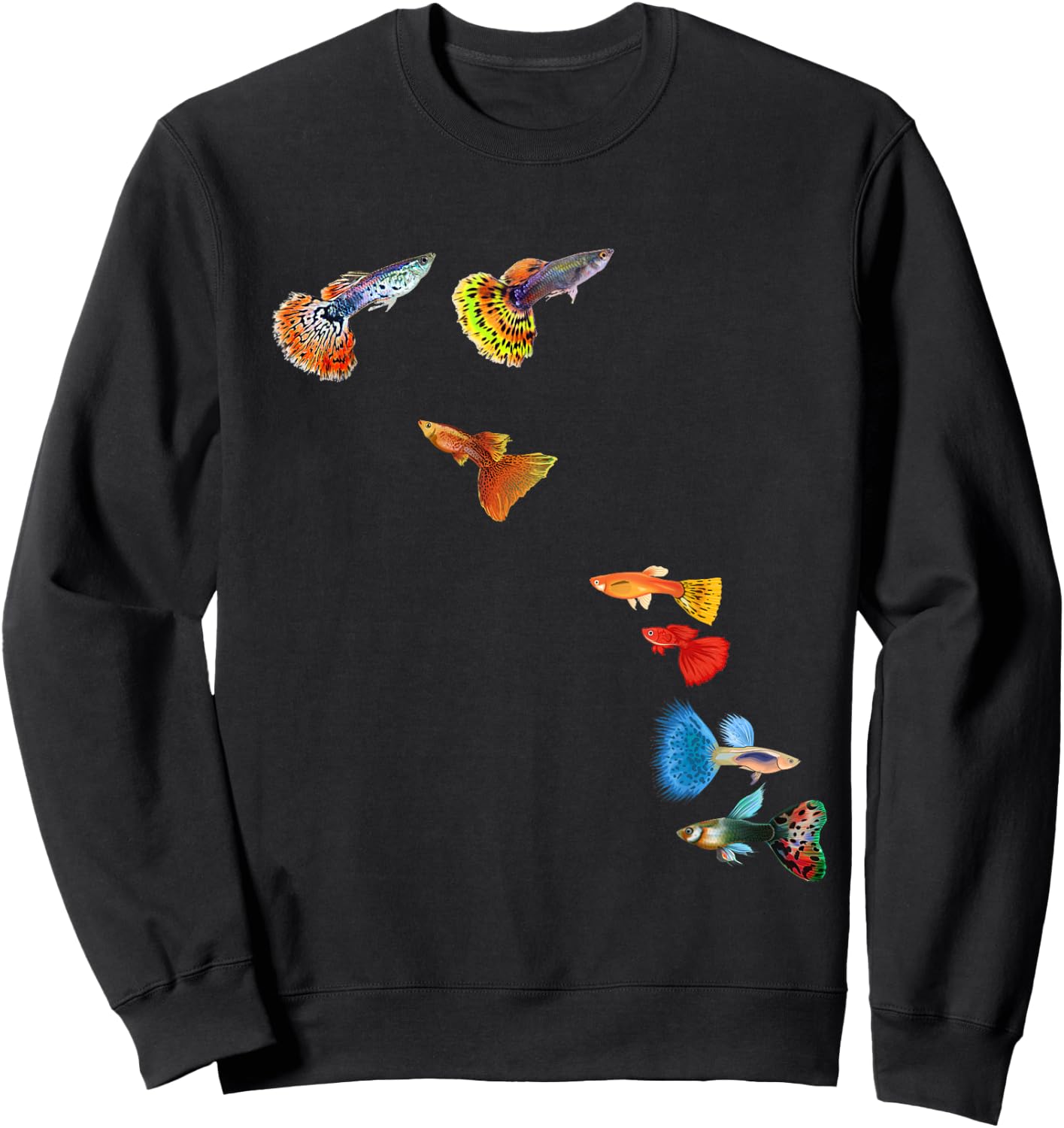 Guppy Fish Lover Forever Sweatshirt - Sweatshirt | Black