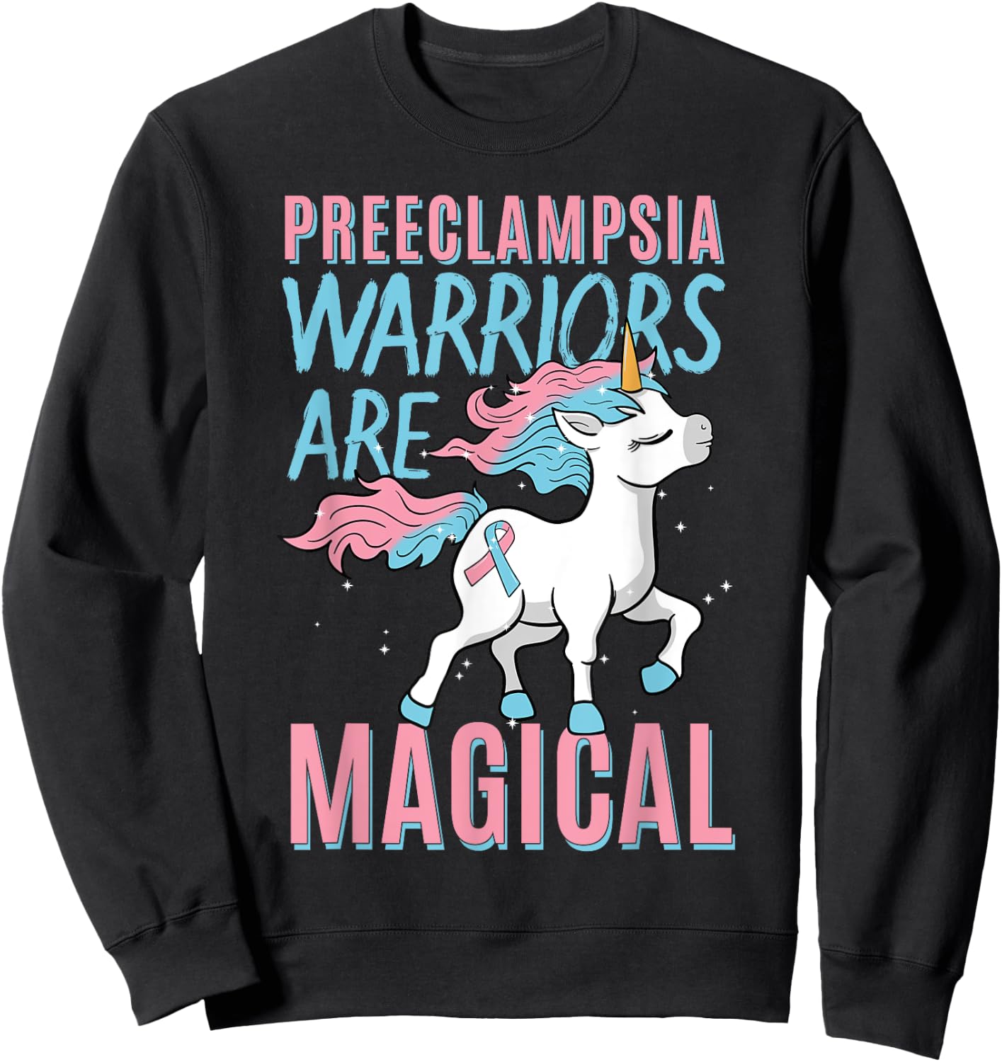 Preeclampsia Pregnancy Hypertension Pre-eclampsia Toxaemia Sweatshirt - Sweatshirt | Black