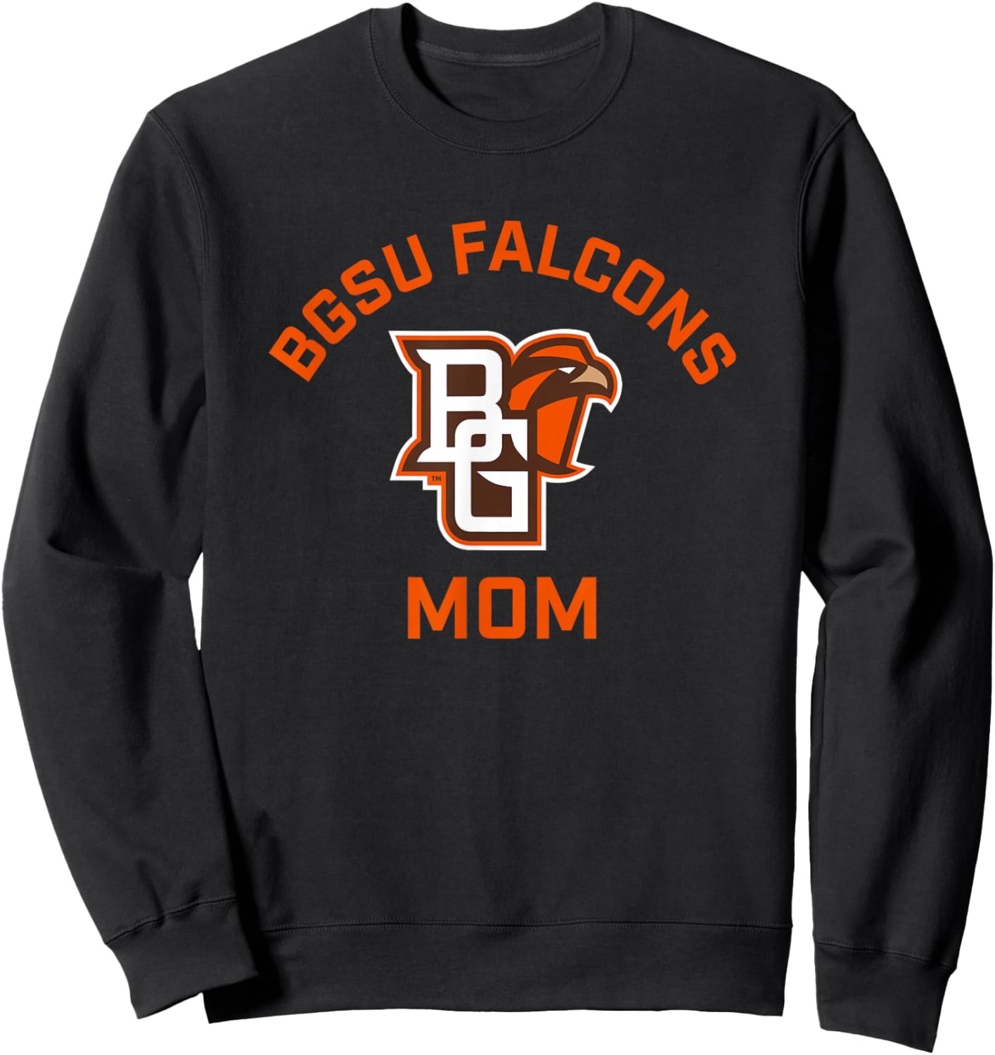 Bowling Green BGSU Falcons Arched Mom Sweatshirt - Sweatshirt | Black