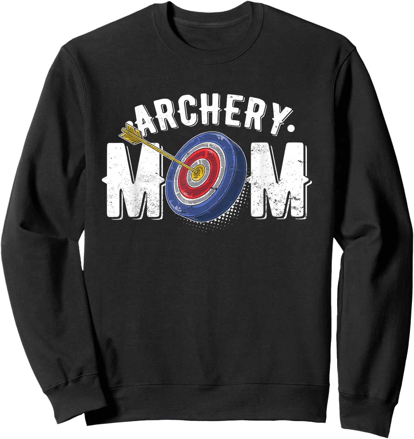Archery Mom Bow Arrow Shooting Sports Hunter Women Sweatshirt - Sweatshirt | Black