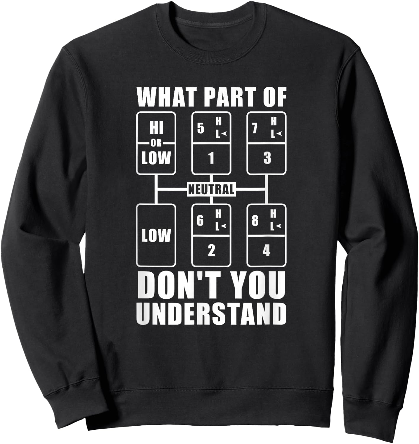 Truck Driver Truck Driver - Truck Driver Sweatshirt - Sweatshirt | Black