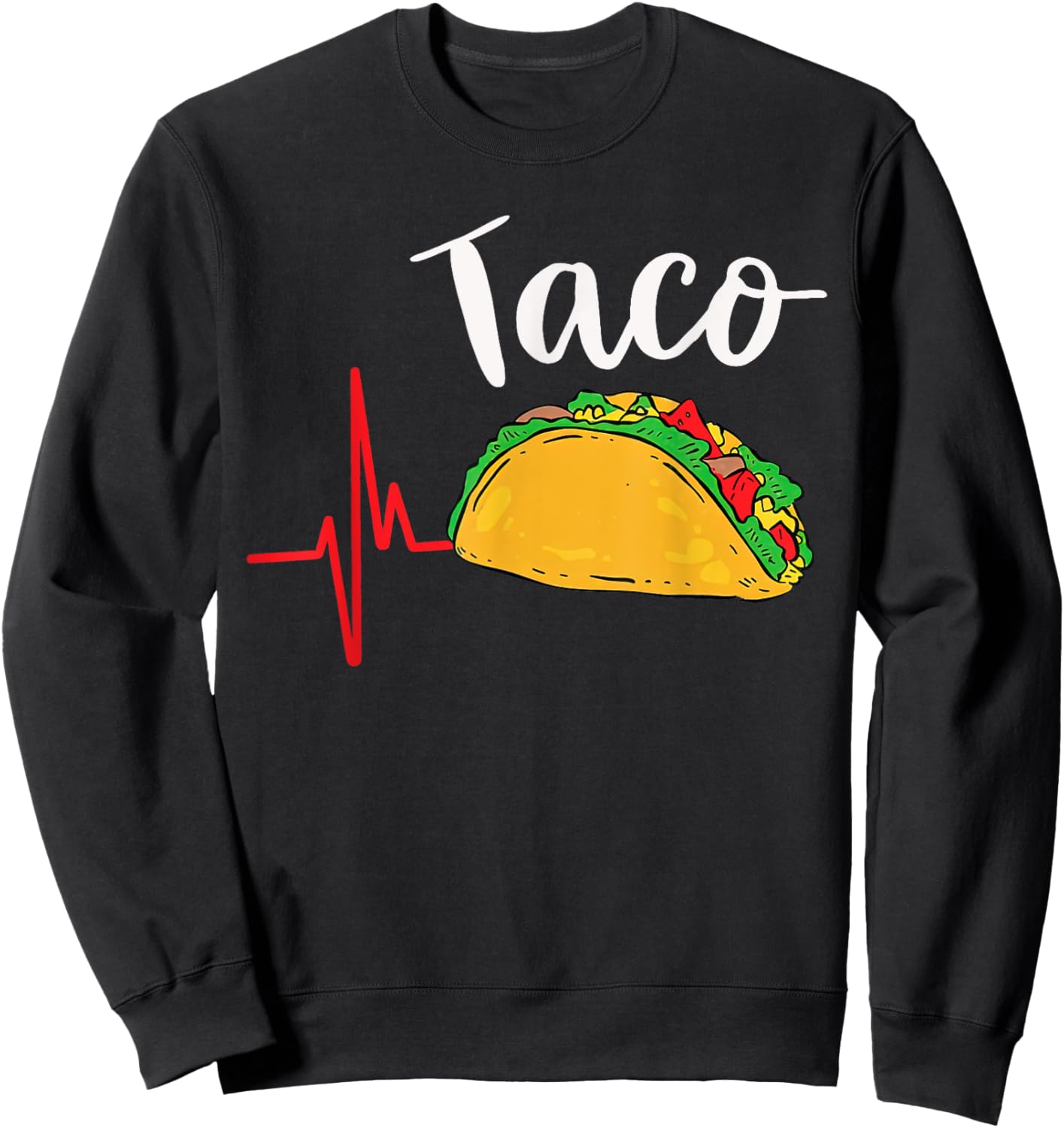 Burrito Taco Taquito Dad Mom Child Baby Matching Family Sweatshirt - Sweatshirt | Black