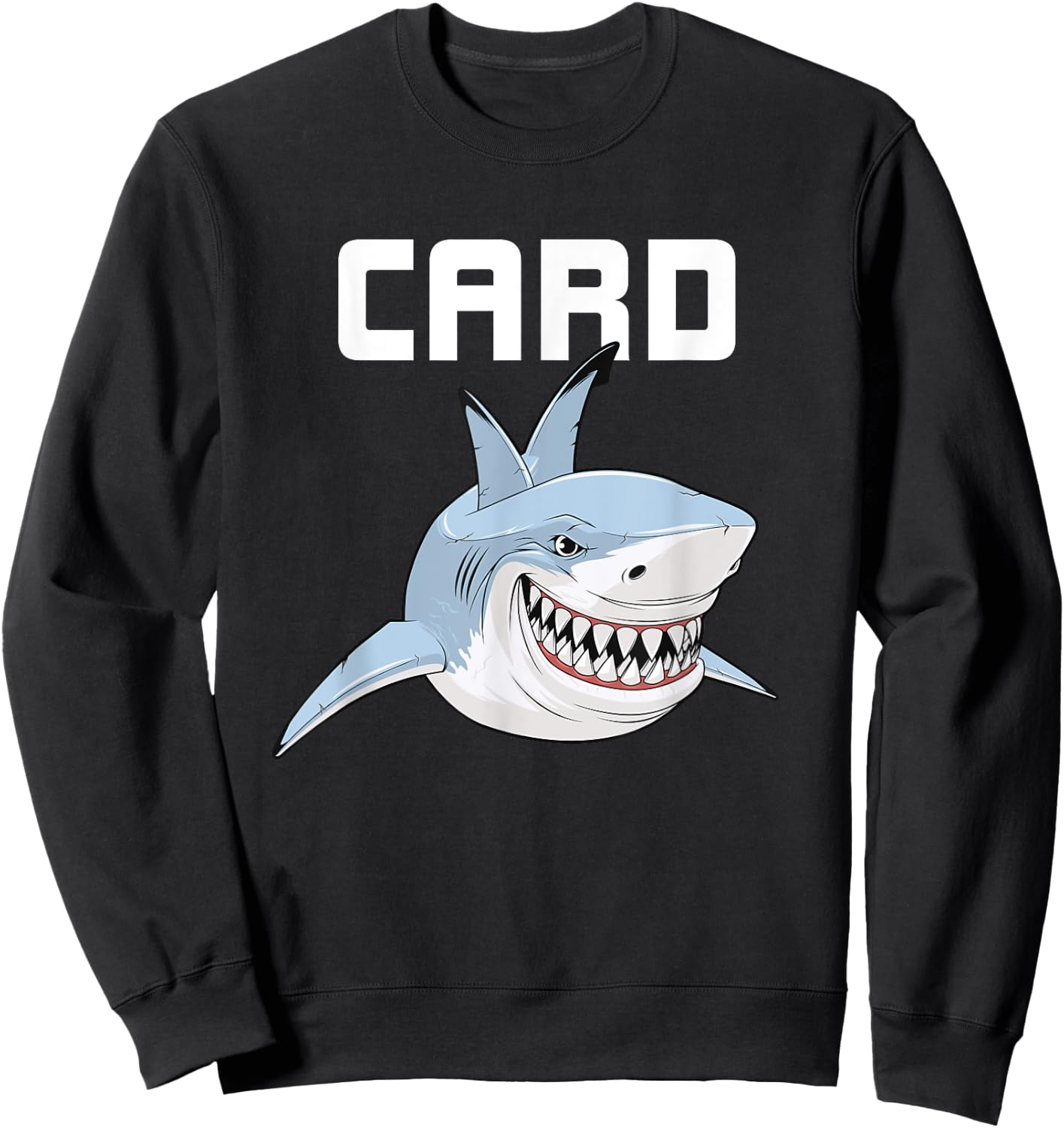 Card Shark Poker Spades Bridge Gambling Card Player Gift Sweatshirt - Sweatshirt | Black