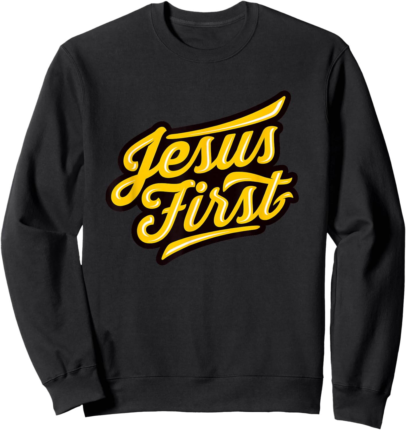 For a Biblical Marriage - Jesus First - Religious Christian Sweatshirt - Sweatshirt | Black