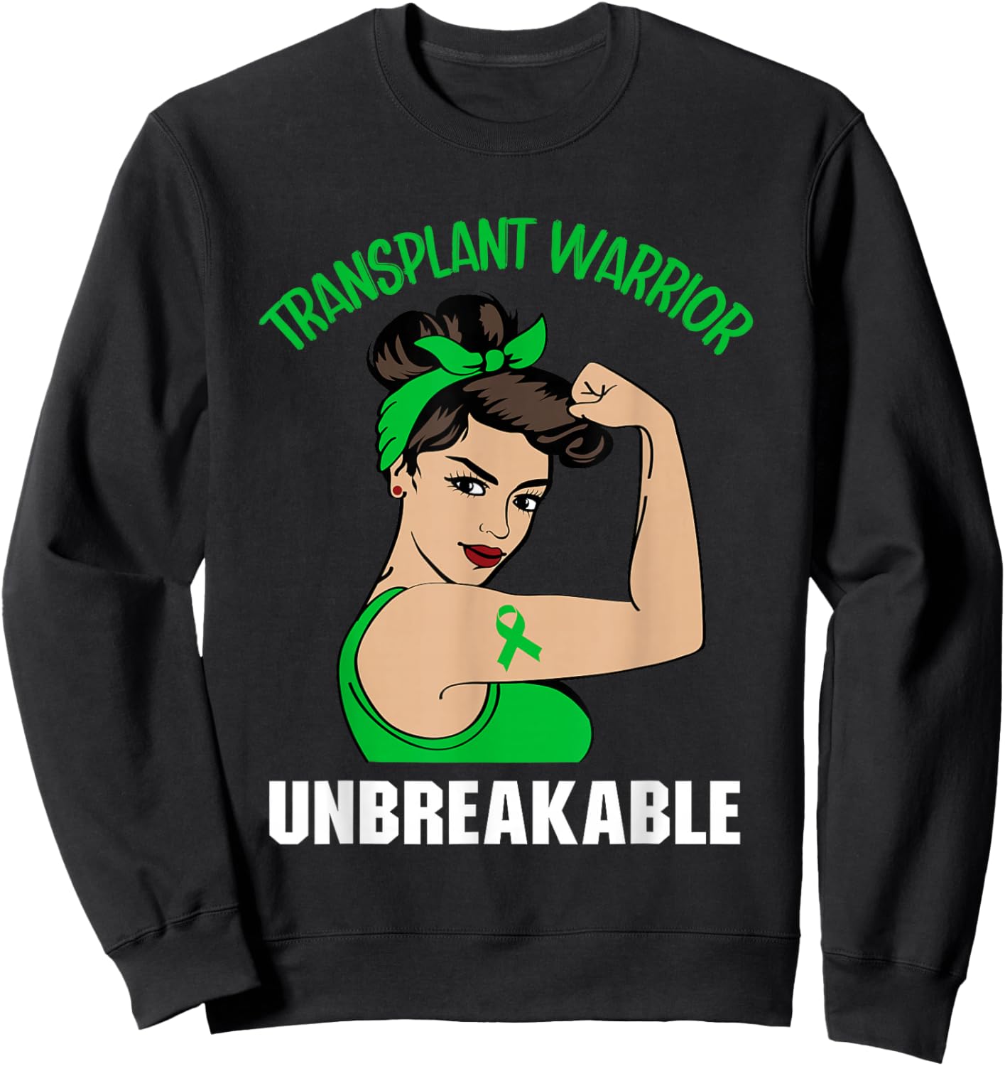 Transplant Warrior Unbreakable Sweatshirt - Sweatshirt | Black