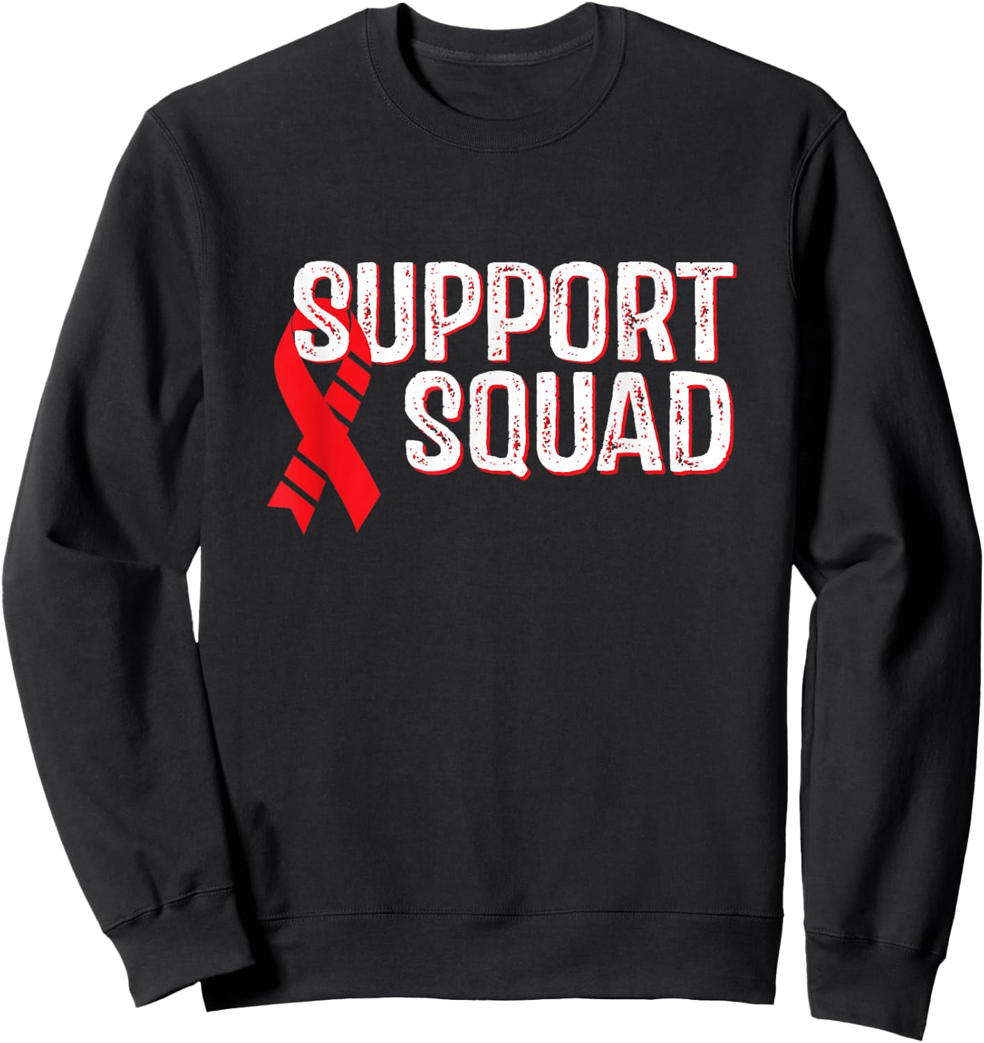 Squamous Cell Carcinoma Awareness Support Squad Sweatshirt - Sweatshirt | Black