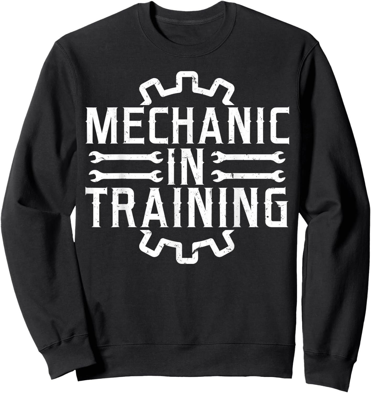 Diesel Aircraft Car Mechanic In Training Sweatshirt - Sweatshirt | Black