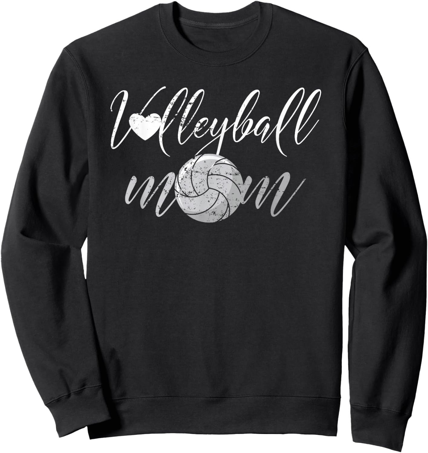 Volleyball Mom Volleyballer Mother's Day Small Sweatshirt - Sweatshirt | Black