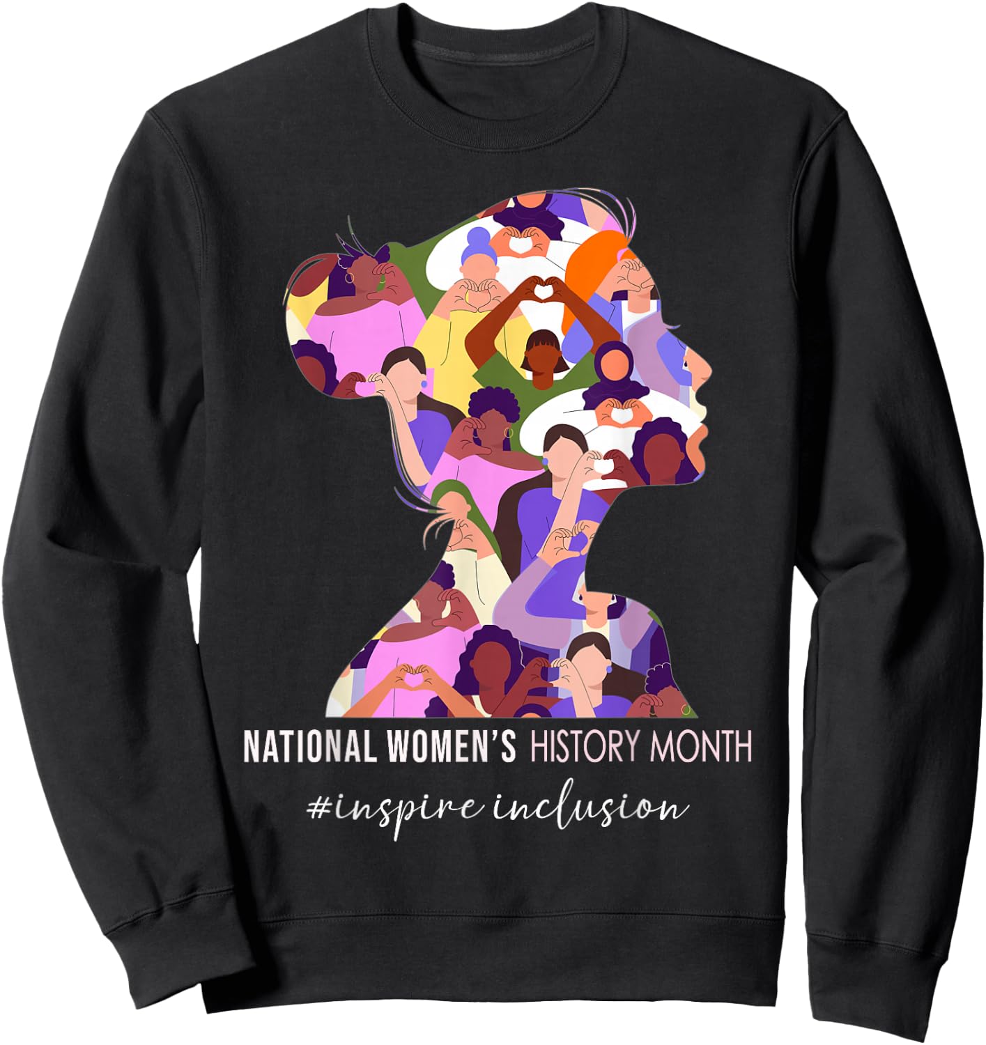 National Women's History Month 2026 Sweatshirt - Sweatshirt | Black