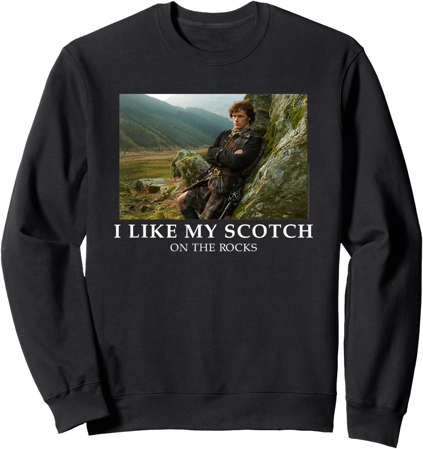 Outlander Scotch on The Rocks Sweatshirt - Sweatshirt | Black