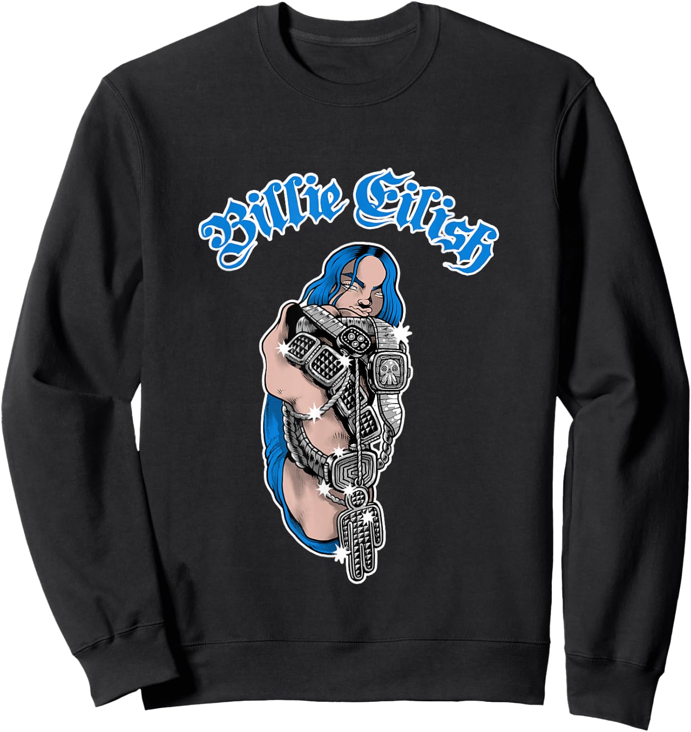 Billie Eilish Official Bling Sweatshirt - Sweatshirt | Black