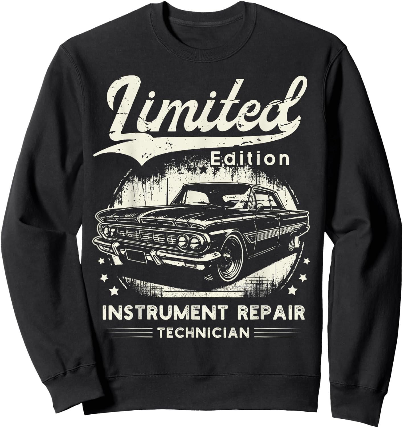 Instrument Repair Technician Job classic Worker Professional Sweatshirt - Sweatshirt | Black