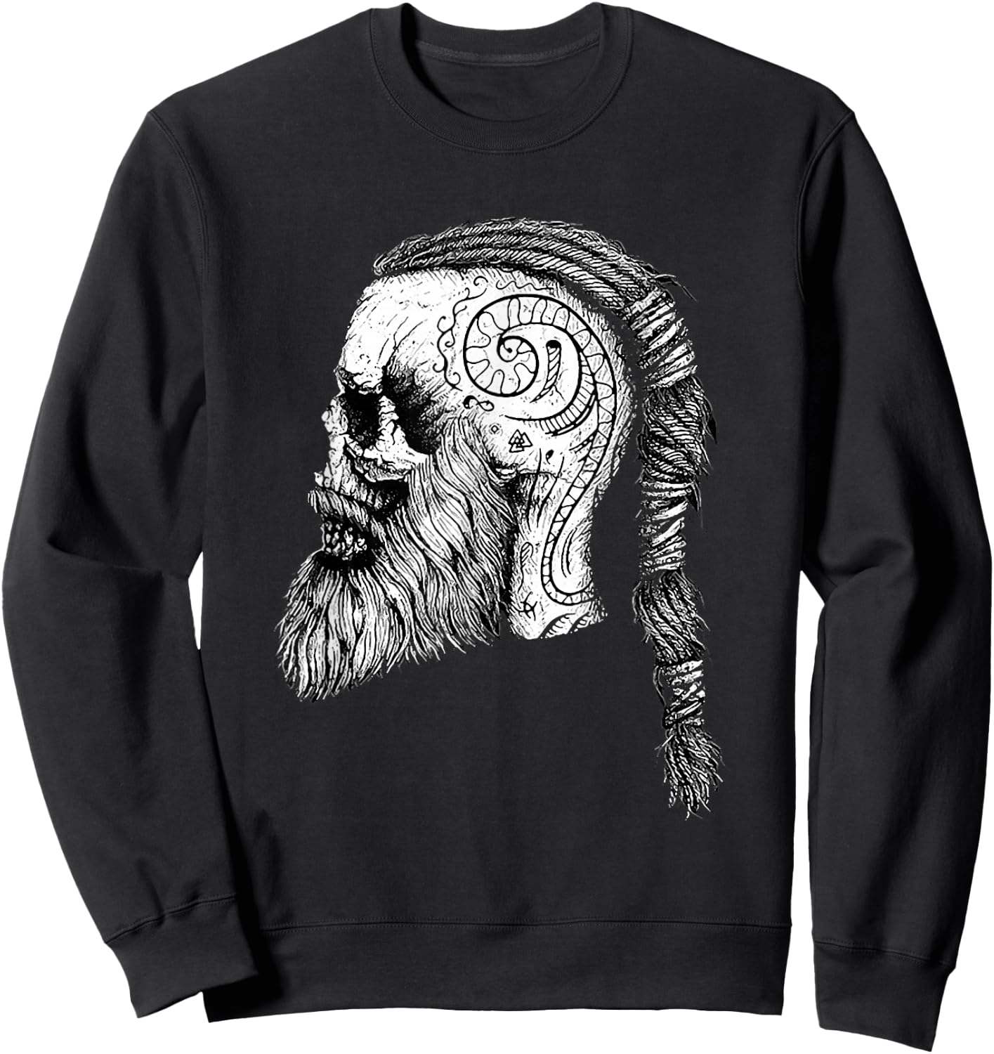 The Nordic Countries & Norse Viking Mythology Gift Sweatshirt - Sweatshirt | Black