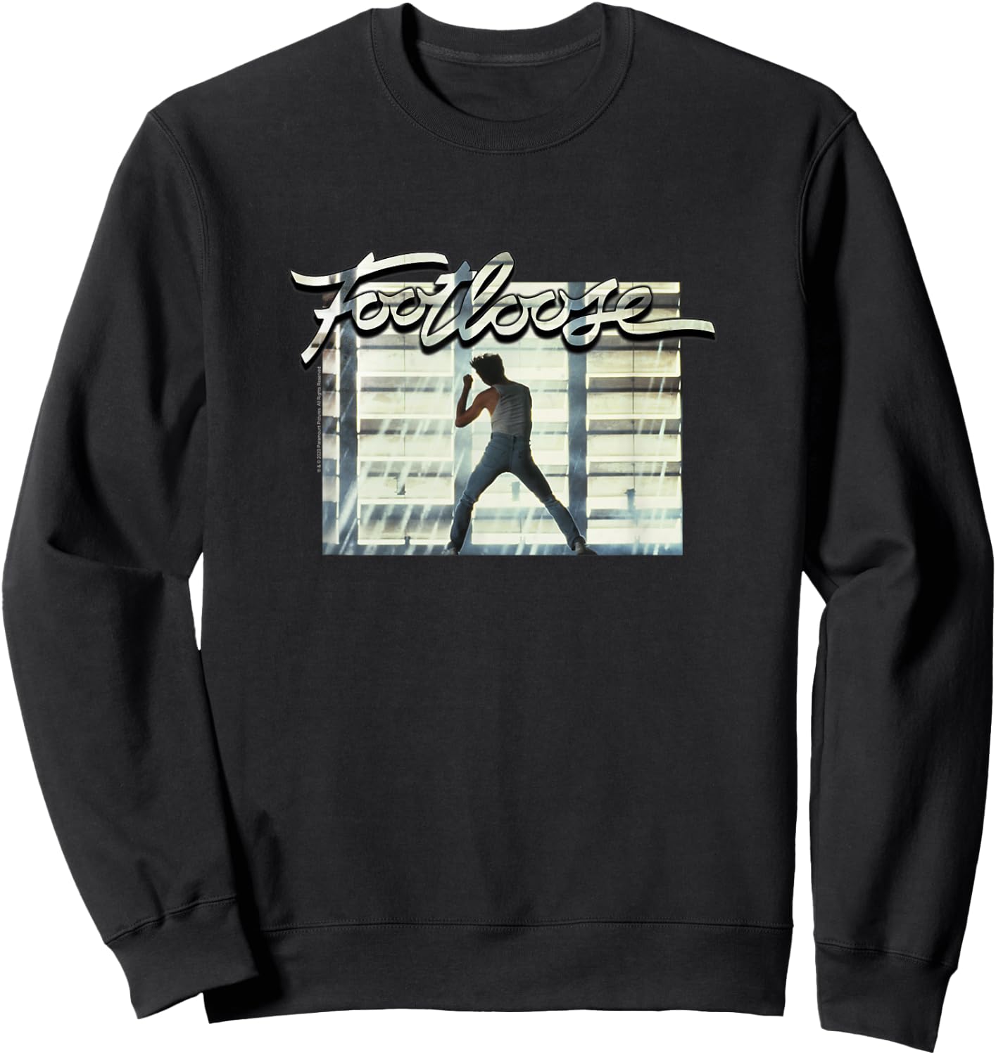 Footloose Dance Like Nobody is Watching Sweatshirt - Sweatshirt | Black