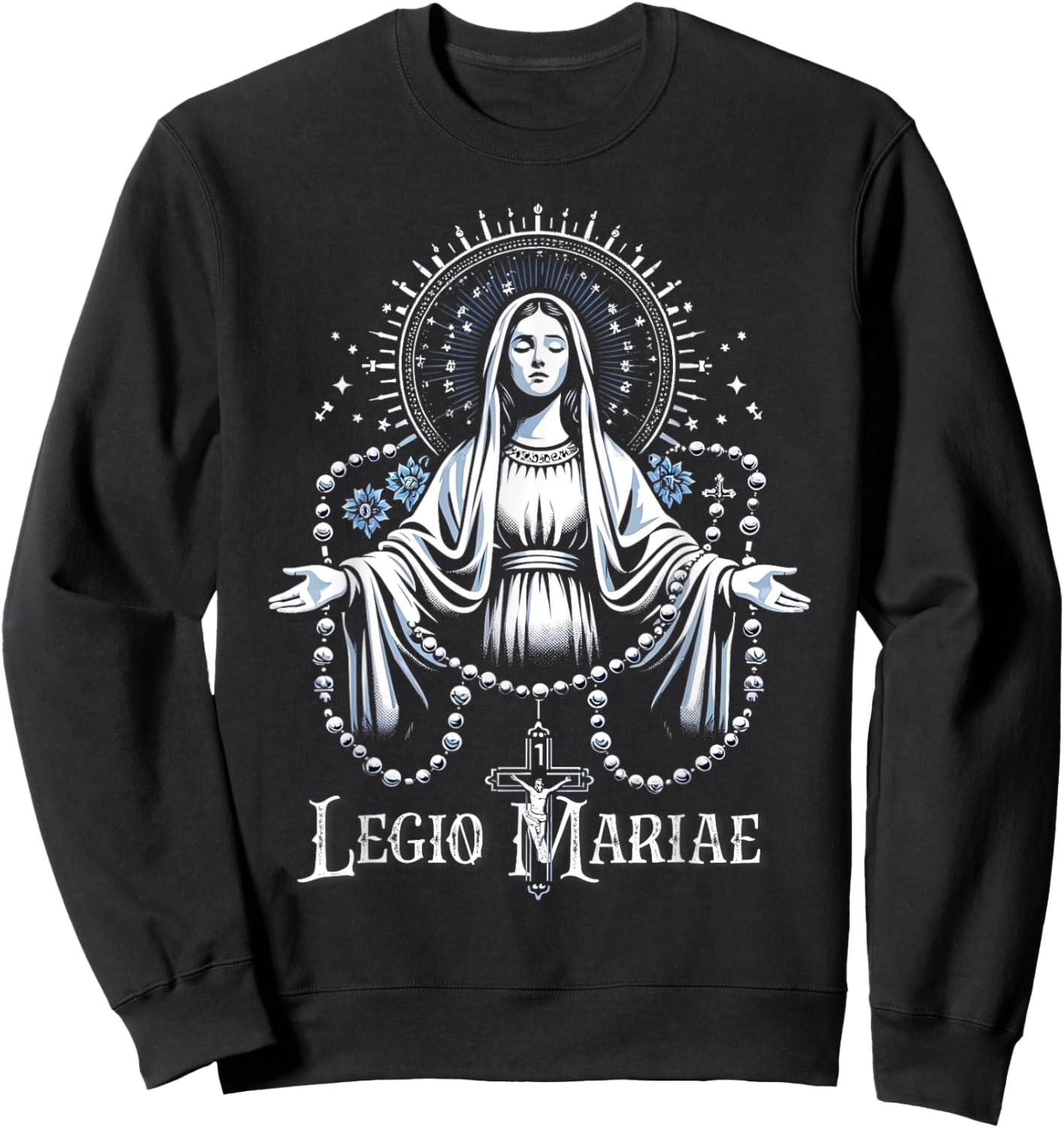 Legion Of Mary Our Lady Catholic Sweatshirt - Sweatshirt | Black