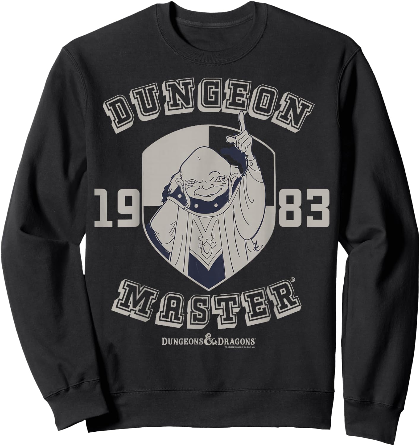 Dungeons & Dragons Dungeon Master 1983 Shield Sweatshirt - Sweatshirt | Black