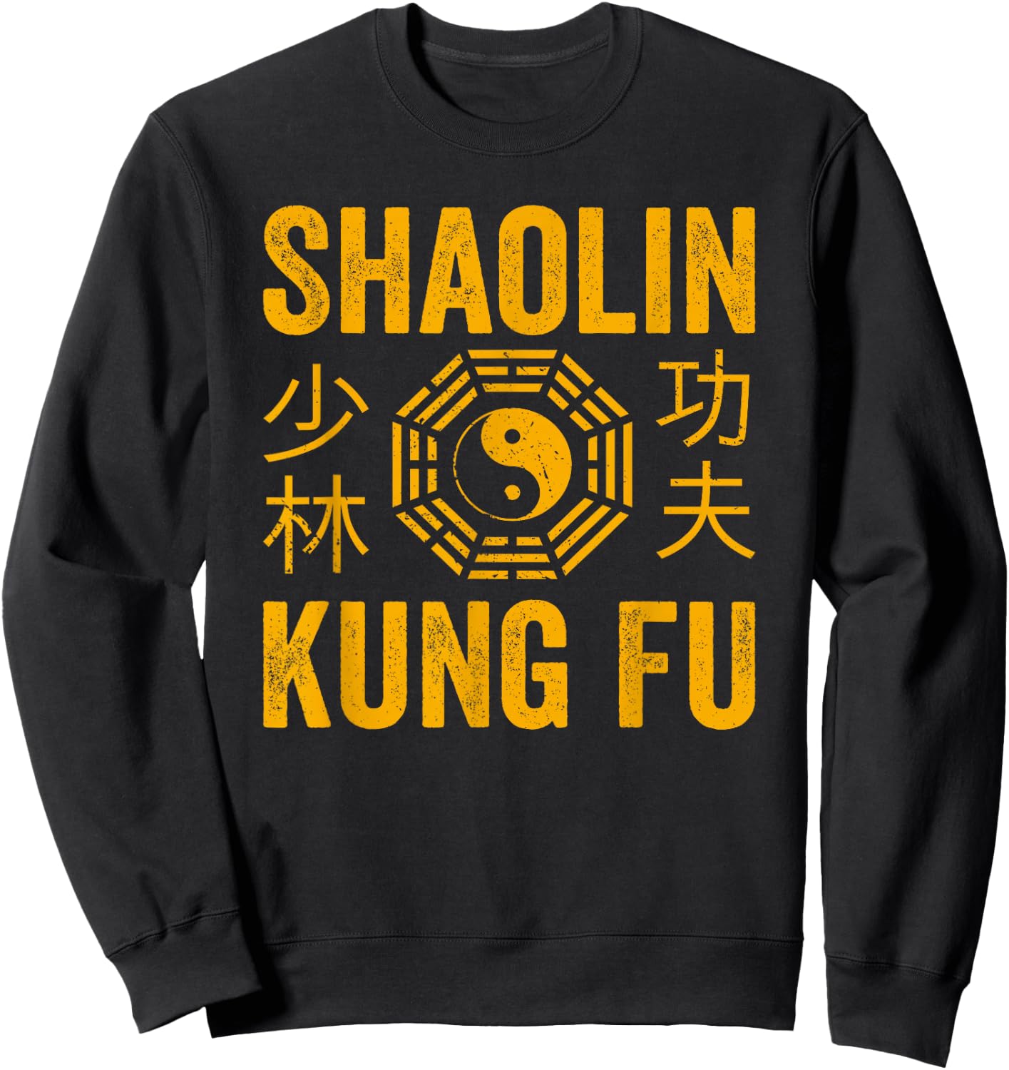 Shaolin Kung Fu Martial Arts Kung Fu Sweatshirt - Sweatshirt | Black