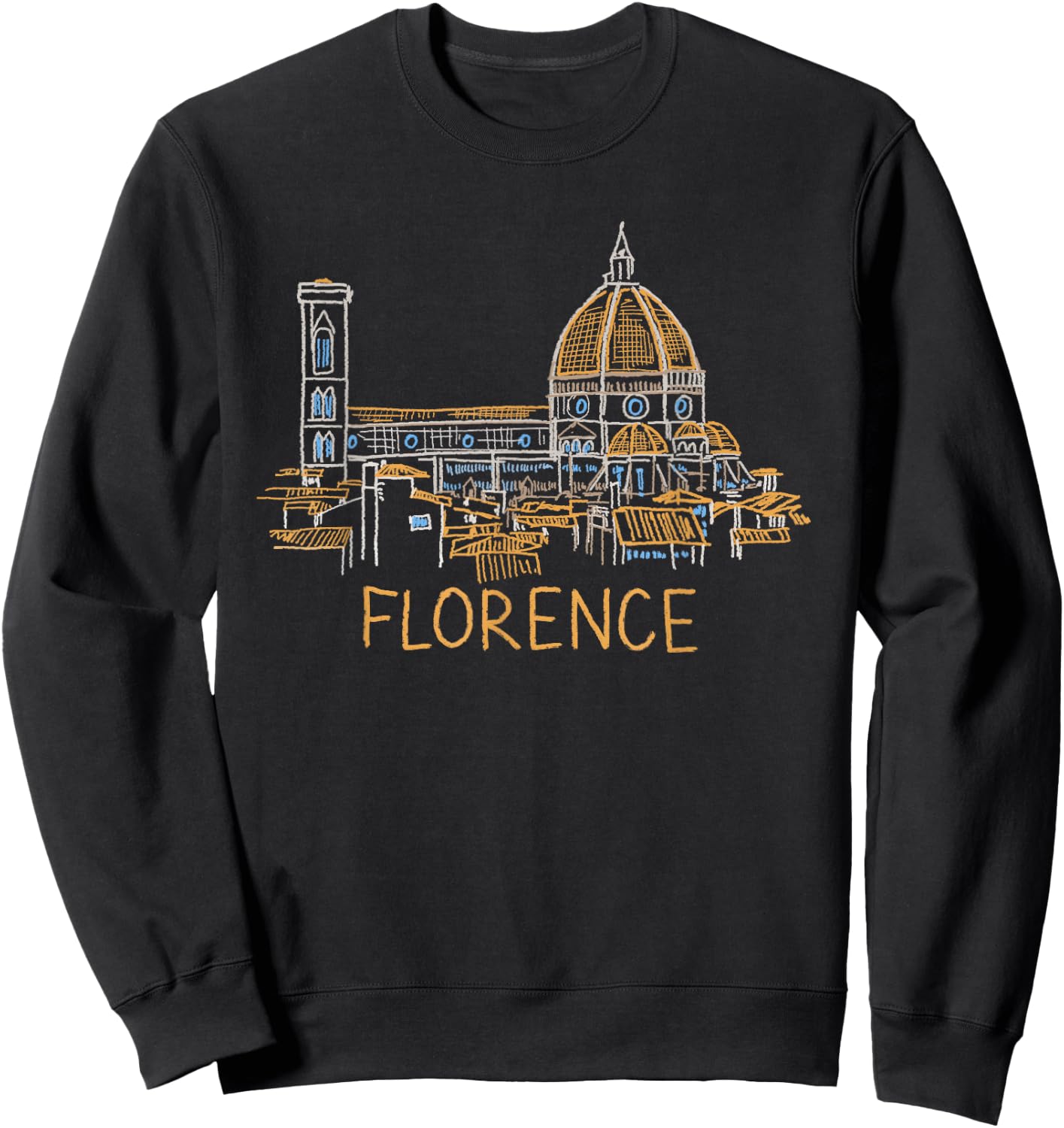 Florence Italy Art Gift Men Women Sweatshirt - Sweatshirt | Black