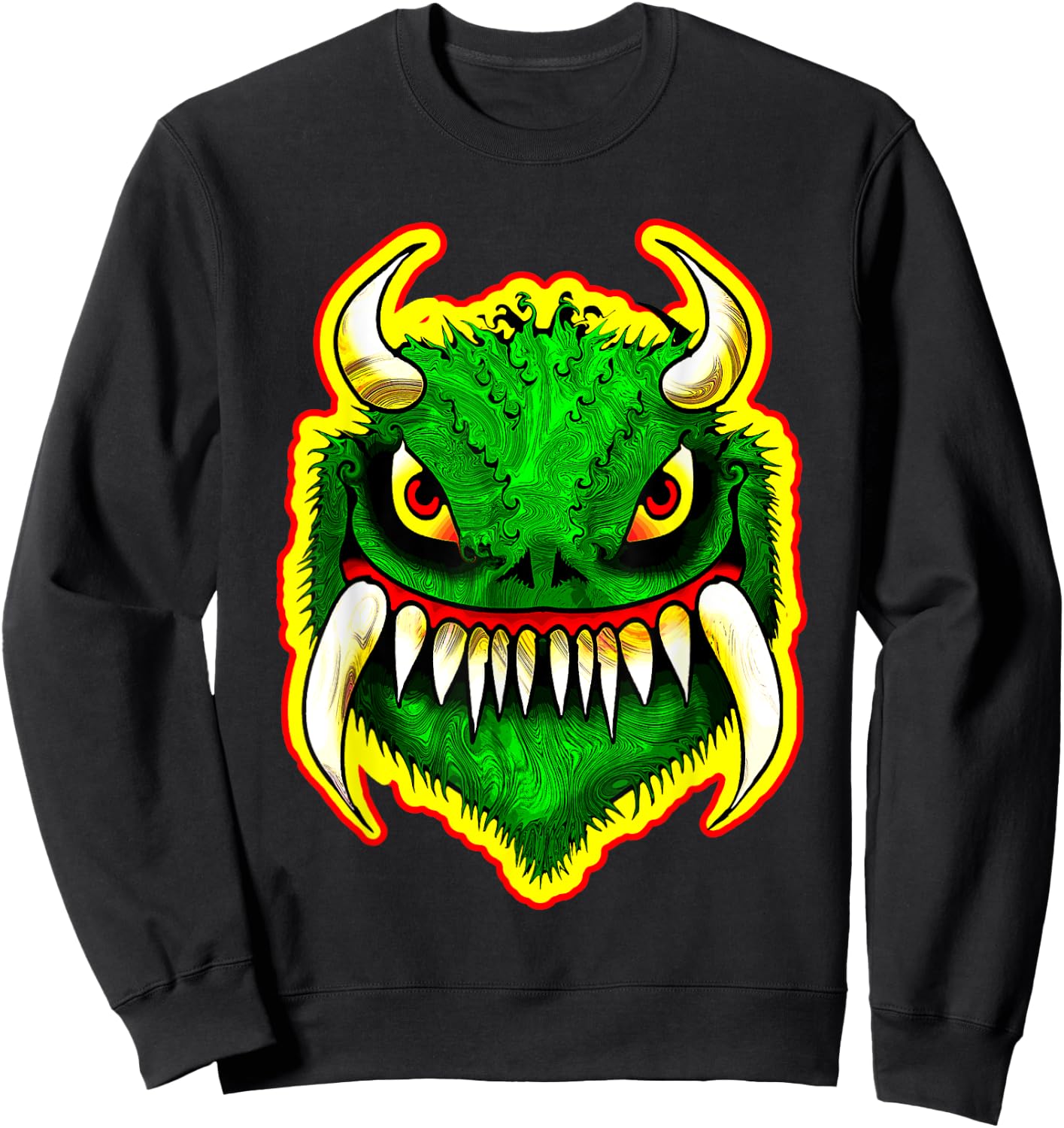 The Hodag of Rhinelander, Wisconsin Monster Cryptid Creature Sweatshirt - Sweatshirt | Black