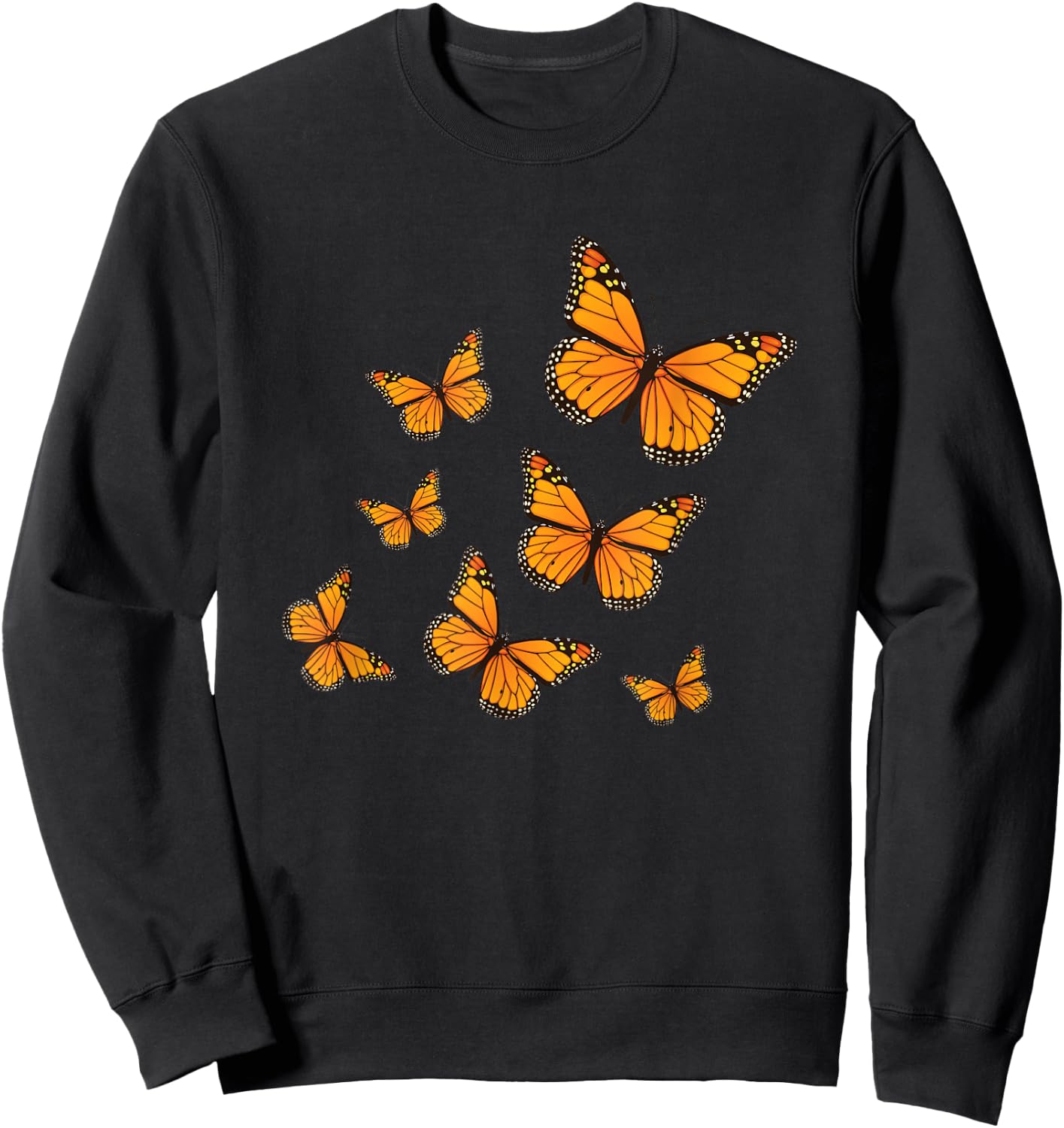 Monarch Butterflies Sweatshirt - Sweatshirt | Black