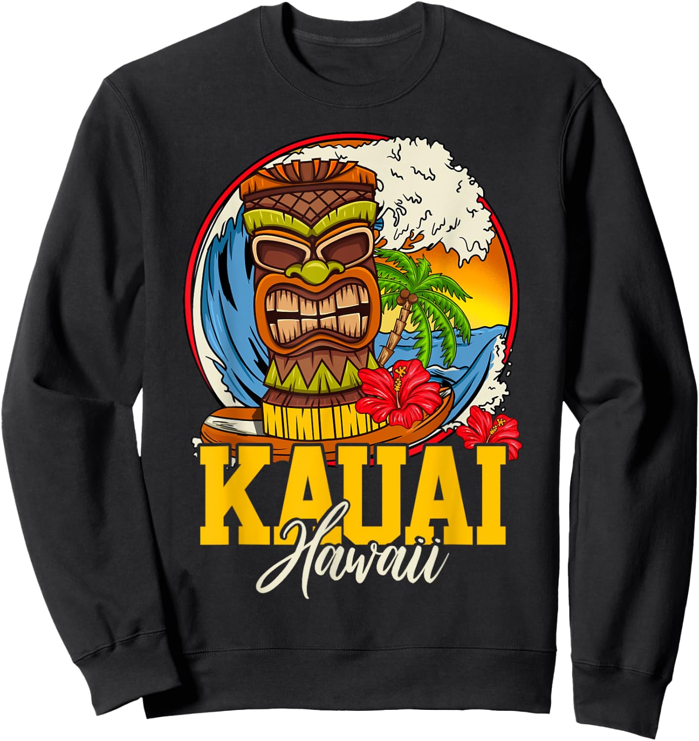 Kauai Hawaii Sweatshirt - Sweatshirt | Black