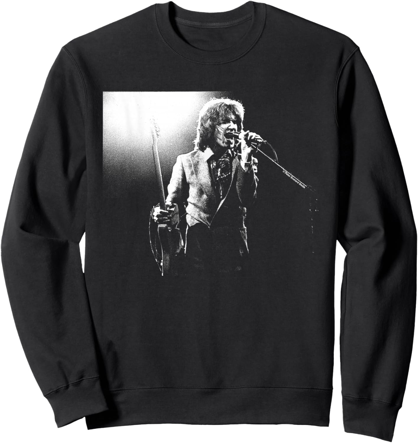 Ray Davies The Kinks Live Black and White by Everard Smith Sweatshirt - Sweatshirt | Black