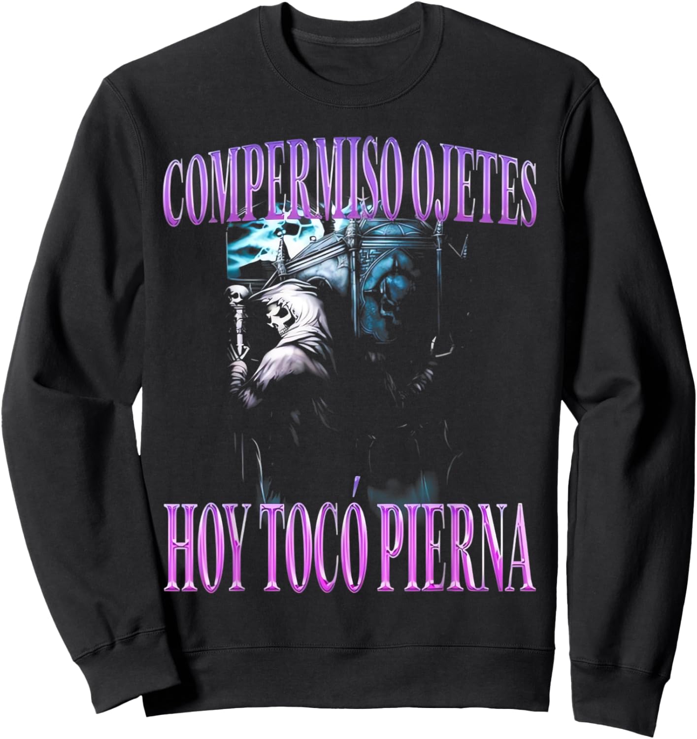 Compermiso ojetes hoy toco pierna Funny Latino Sayings Sweatshirt - Sweatshirt | Black