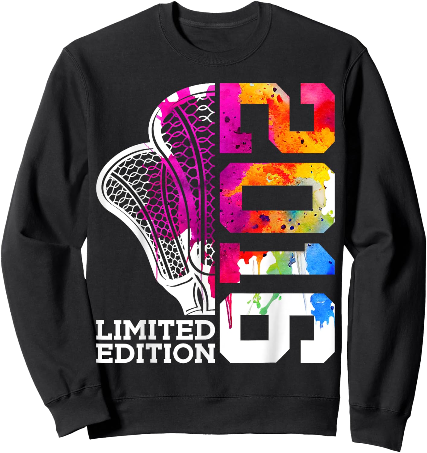 Limited Edition 2016 Lacrosse 9th Birthday Sweatshirt - Sweatshirt | Black