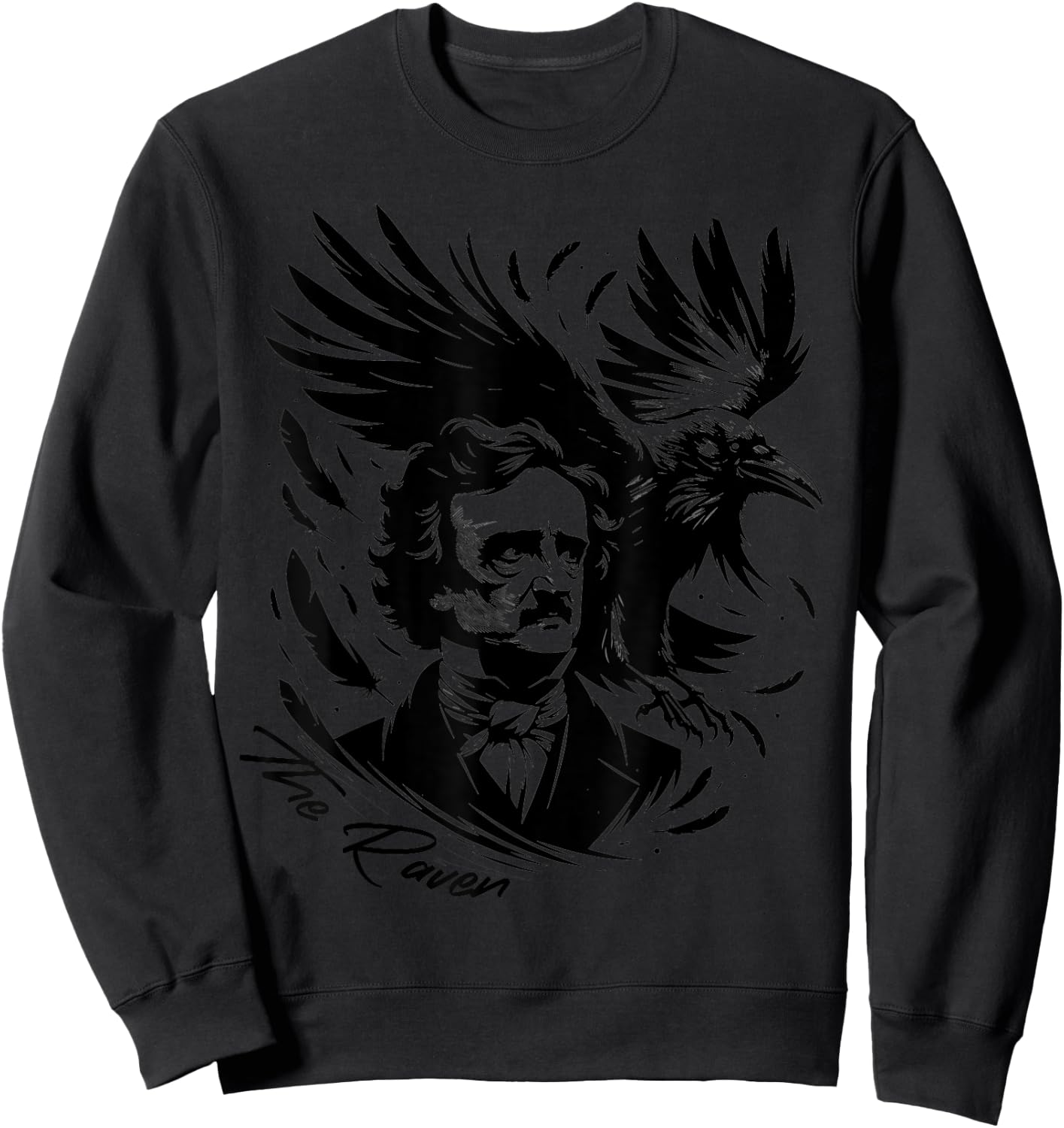 Gothic Edgar Allan Poe Dark Academia Literature Poet Sweatshirt - Sweatshirt | Black