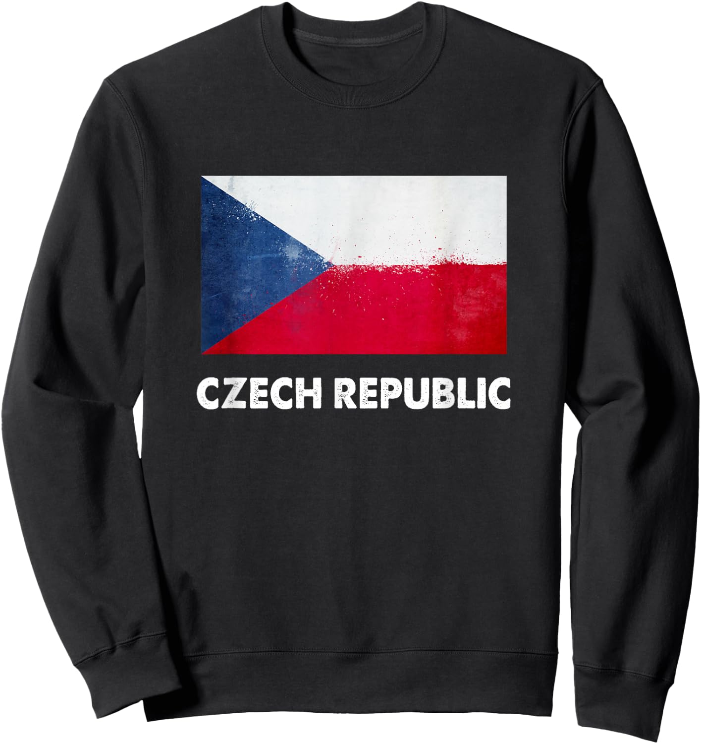 Czech Republic Flag Shirt | Czech Sweatshirt - Sweatshirt | Black