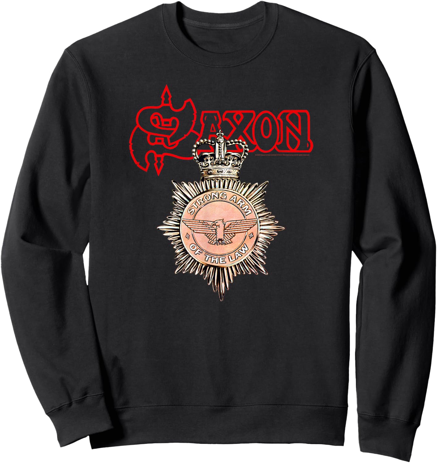 Saxon Strong Arm of the Law Sweatshirt - Sweatshirt | Black