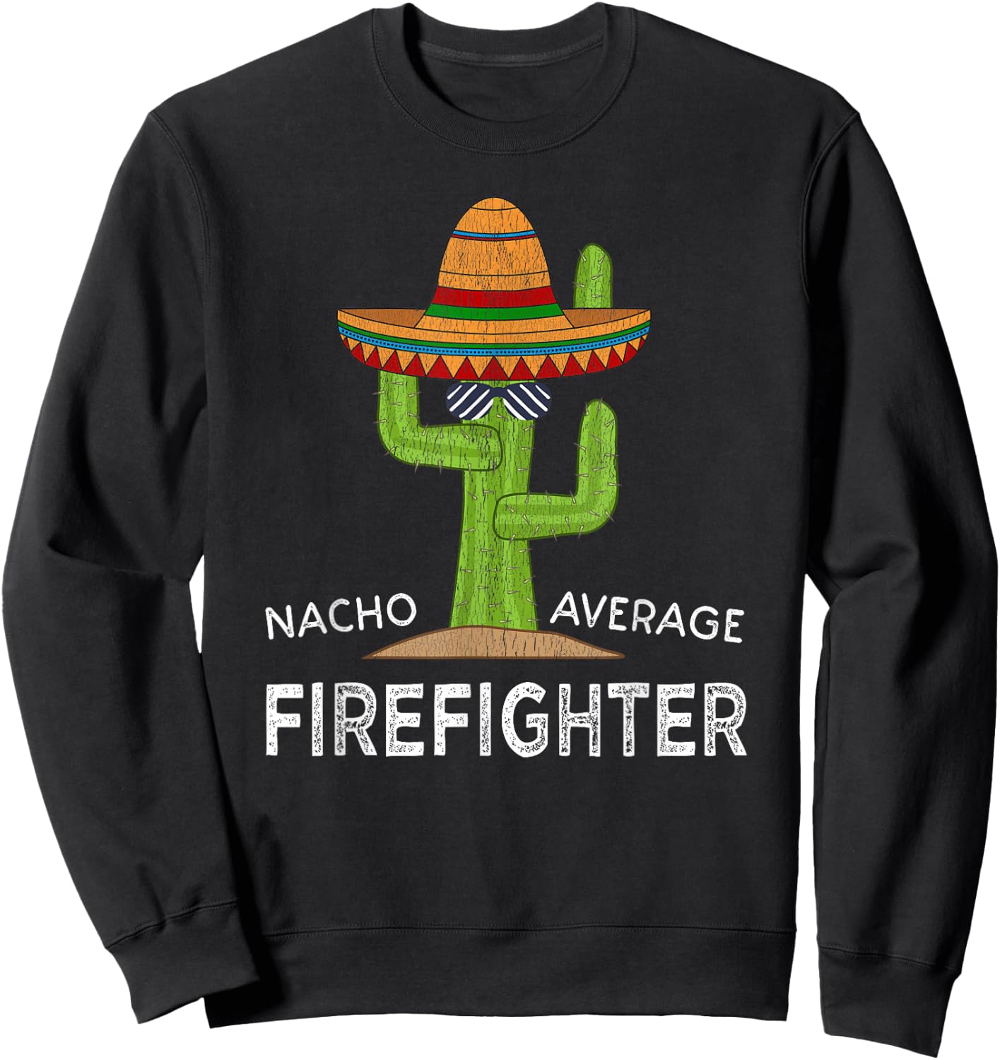Fun Fireman Firewoman Humor Saying | Funny Firefighter Sweatshirt - Sweatshirt | Black