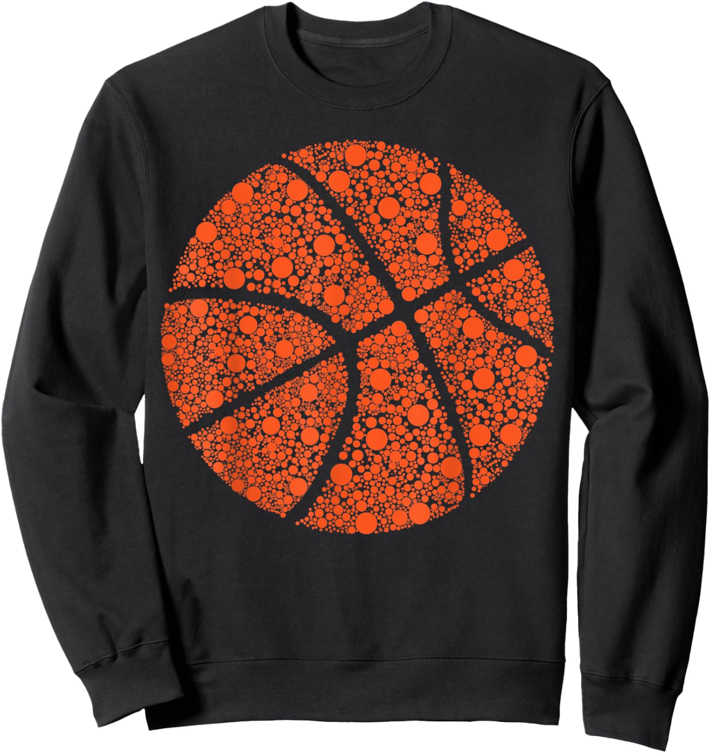 Cute Polka Dot Day Basketball Sports Boys Girls Teacher Sweatshirt - Sweatshirt | Black