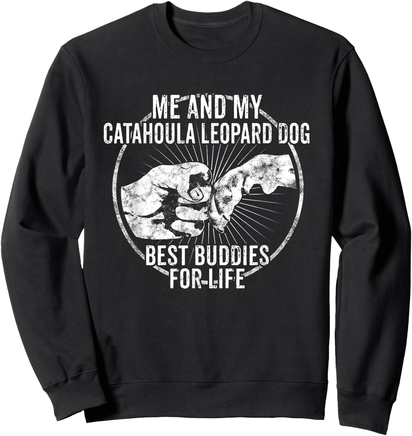 Catahoula Leopard Dog Sweatshirt - Sweatshirt | Black