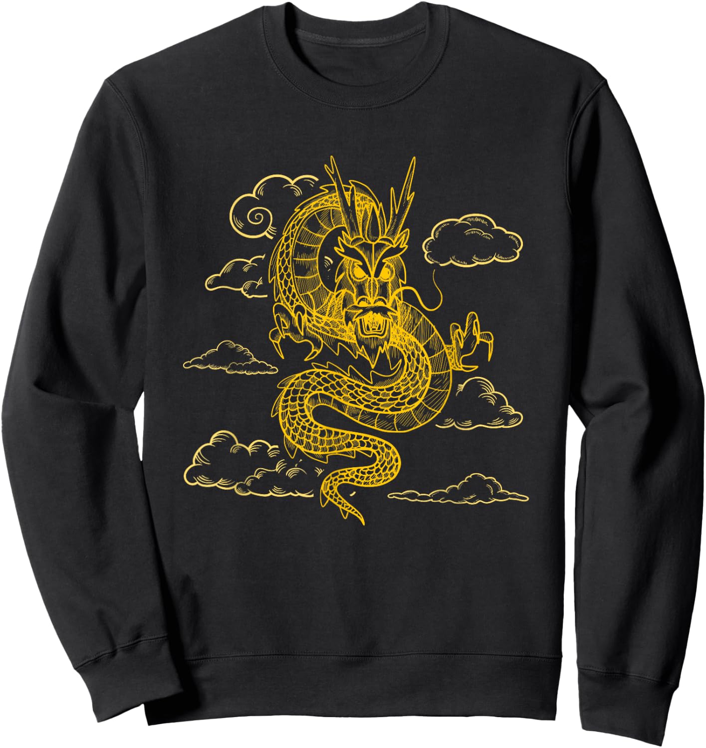 Chinese Dragon Sweatshirt - Sweatshirt | Black