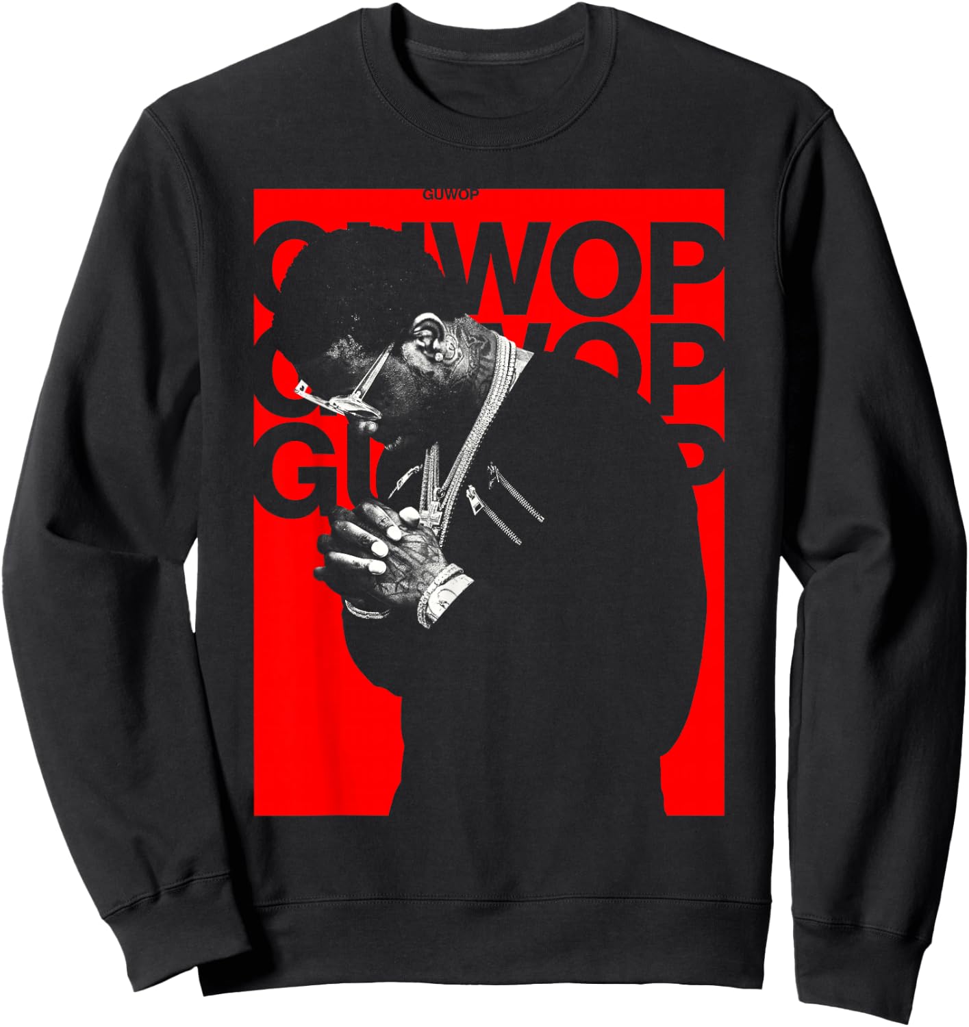 Gucci Mane GUWOP Pose Sweatshirt - Sweatshirt | Black