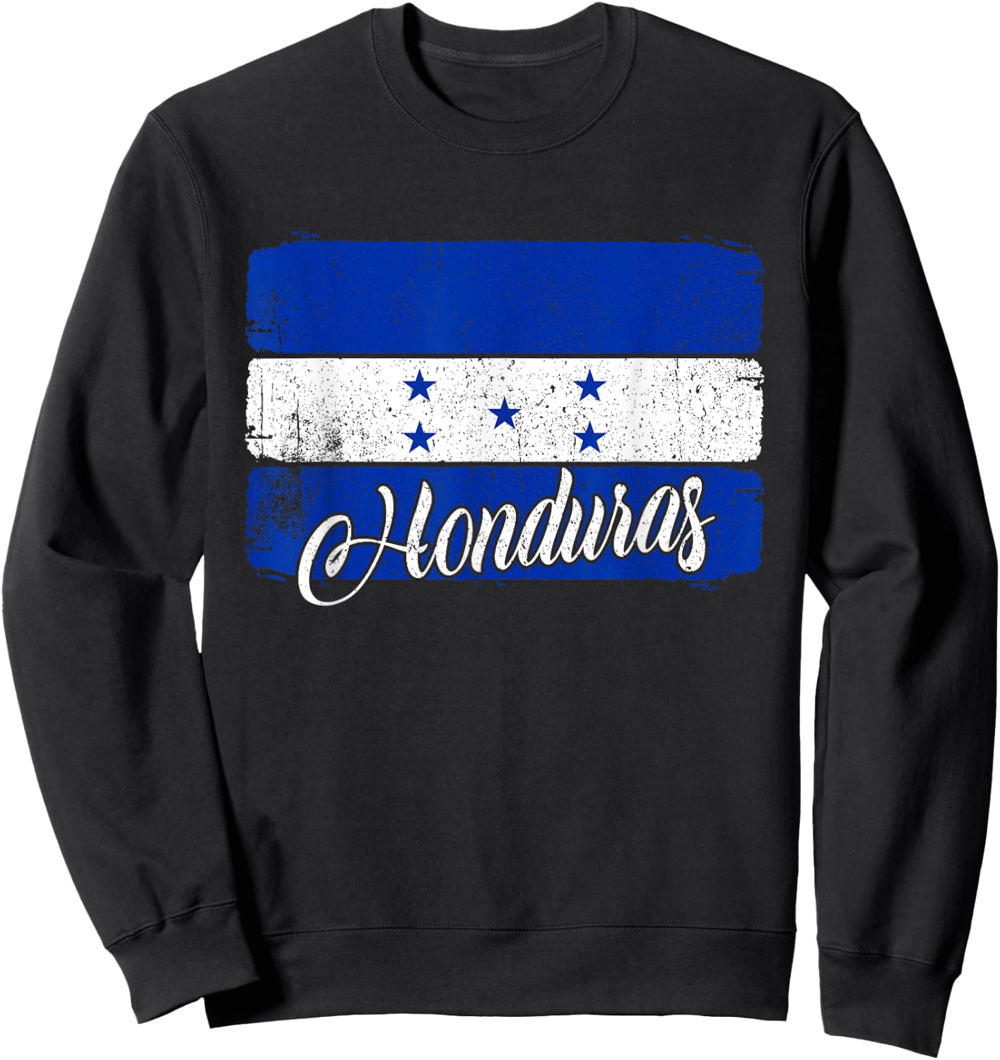 Honduras National Flag Honduras Flag Sweatshirt - Sweatshirt | Black