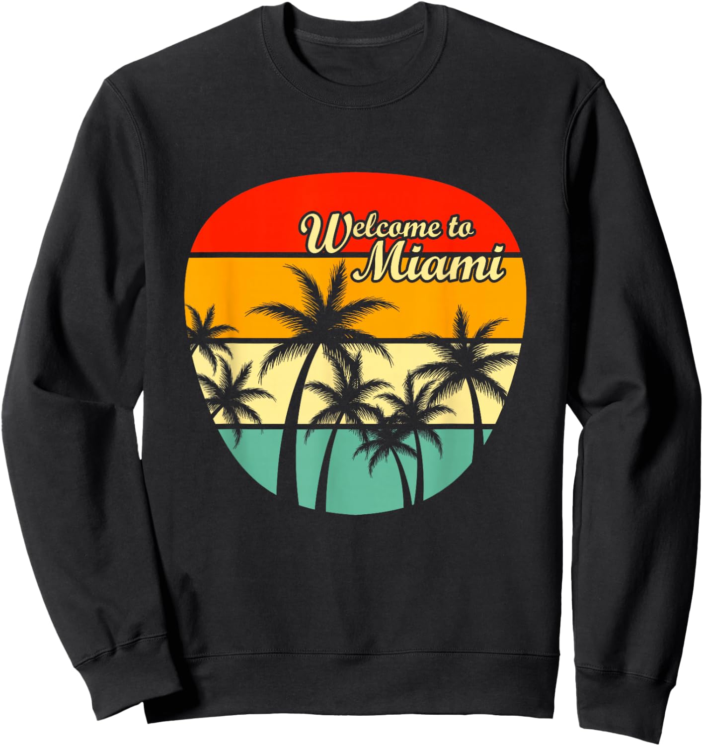 Welcome to Miami Sweatshirt - Sweatshirt | Black