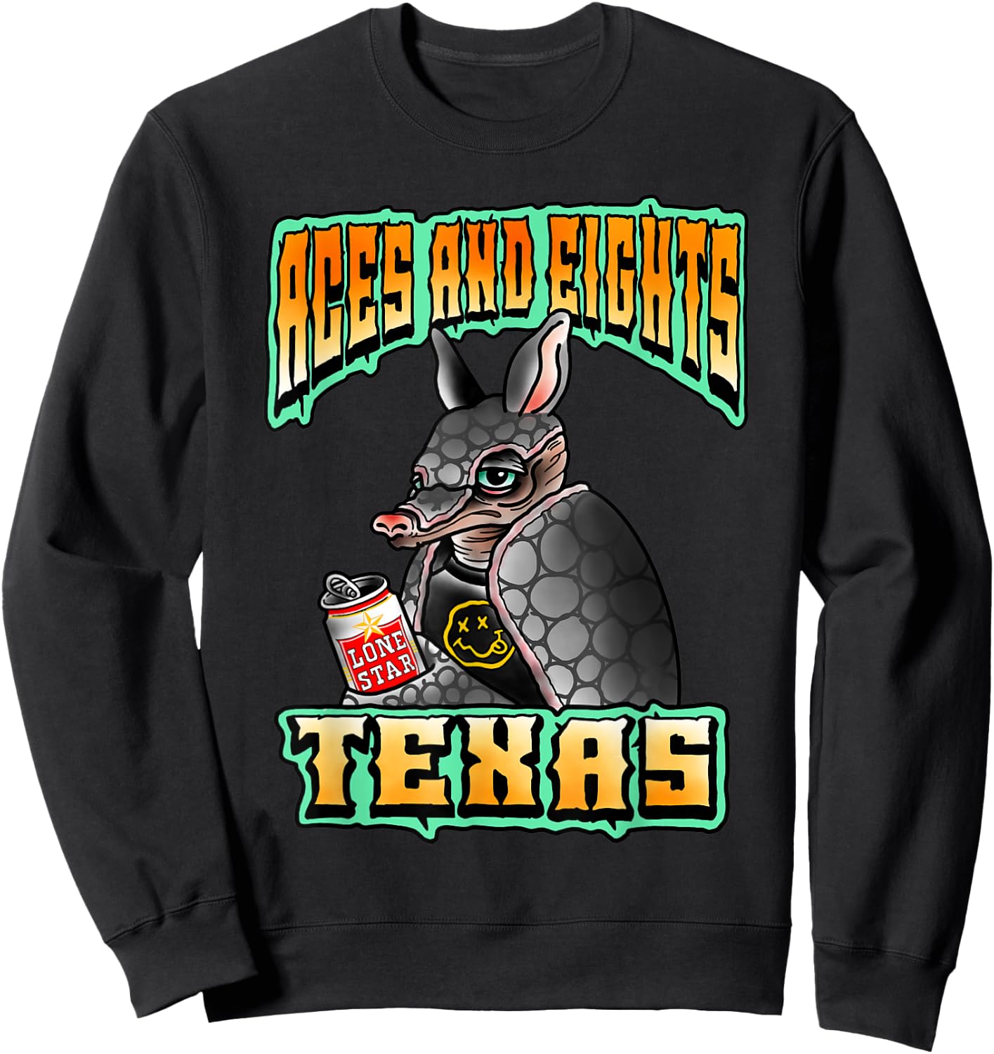 Punk Rock Armadillo Sweatshirt - Sweatshirt | Black