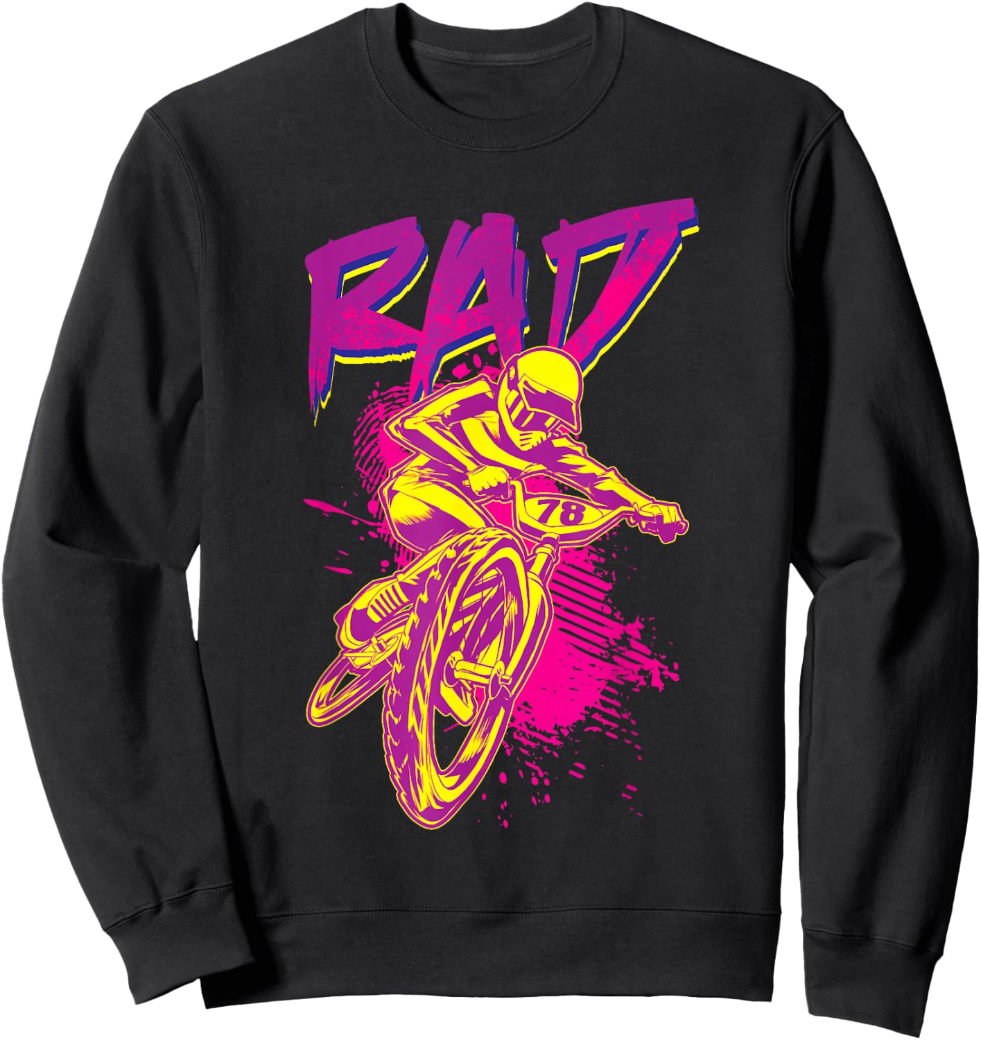 Rad BMX 80s Sweatshirt - Sweatshirt | Black
