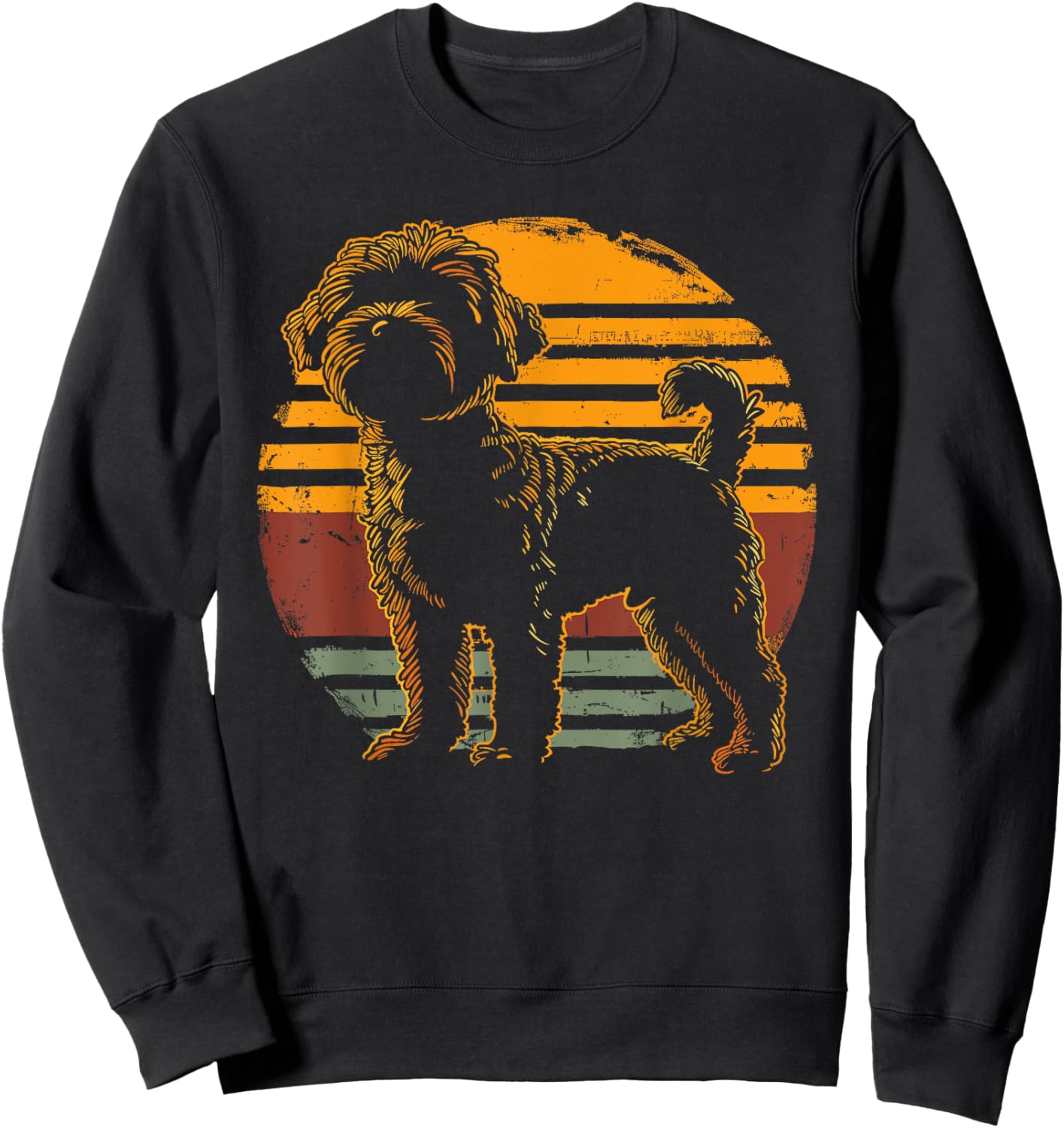 Retro Yorkipoo Dog Lovers Gift Vintage Yorkipoo Men Women Sweatshirt - Sweatshirt | Black