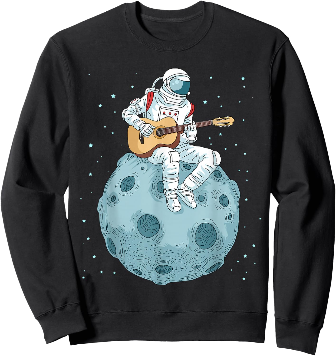 Guitar Kids Music Electric Bass Guitar Gift Guitarist Sweatshirt - Sweatshirt | Black