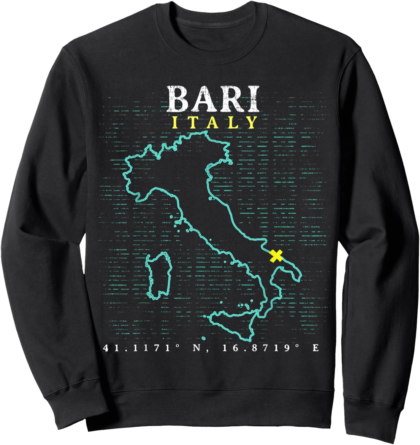 Italy Bari Sweatshirt - Sweatshirt | Black
