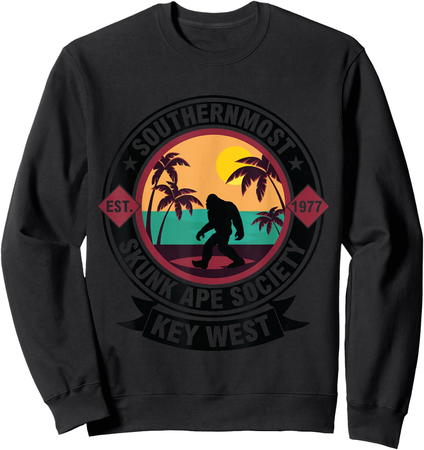 Skunk Monkey Sweatshirt - Sweatshirt | Black