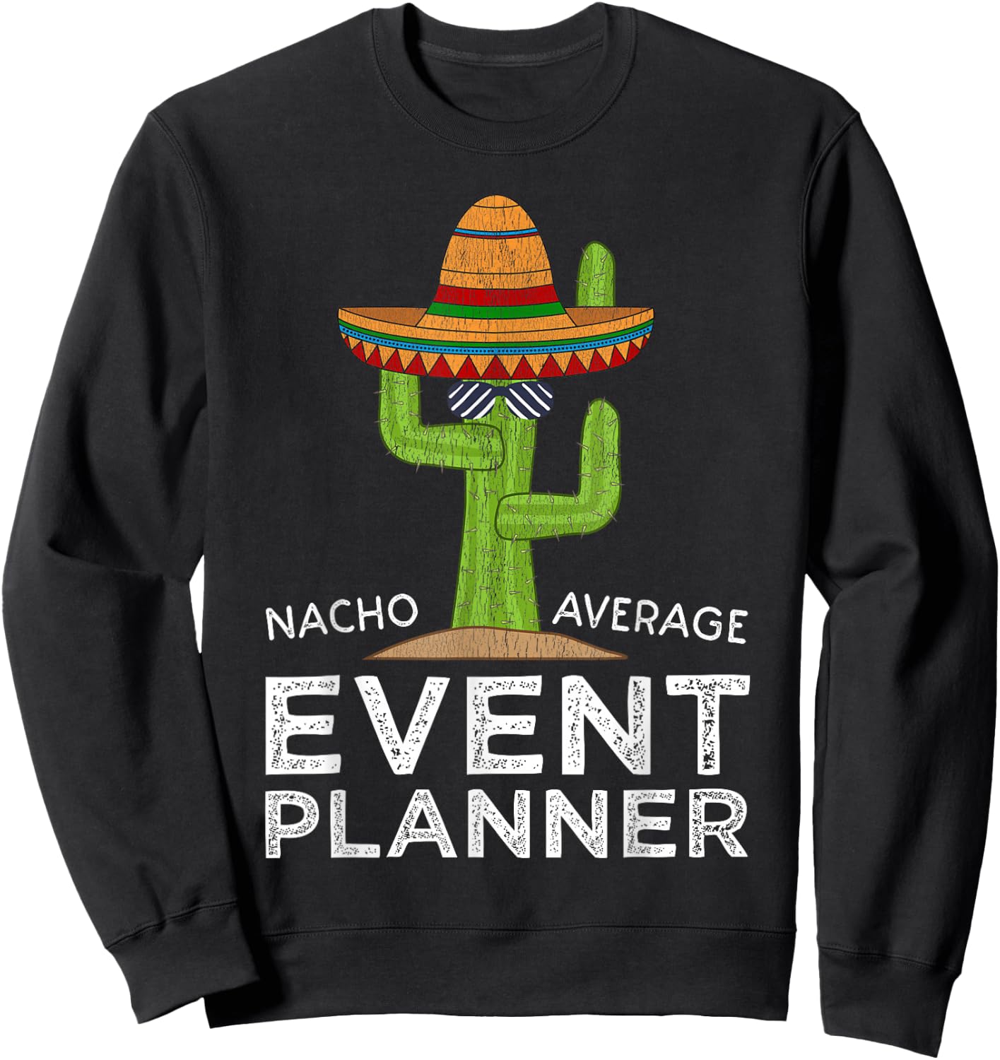 Funny Event Planning Planner Sweatshirt - Sweatshirt | Black