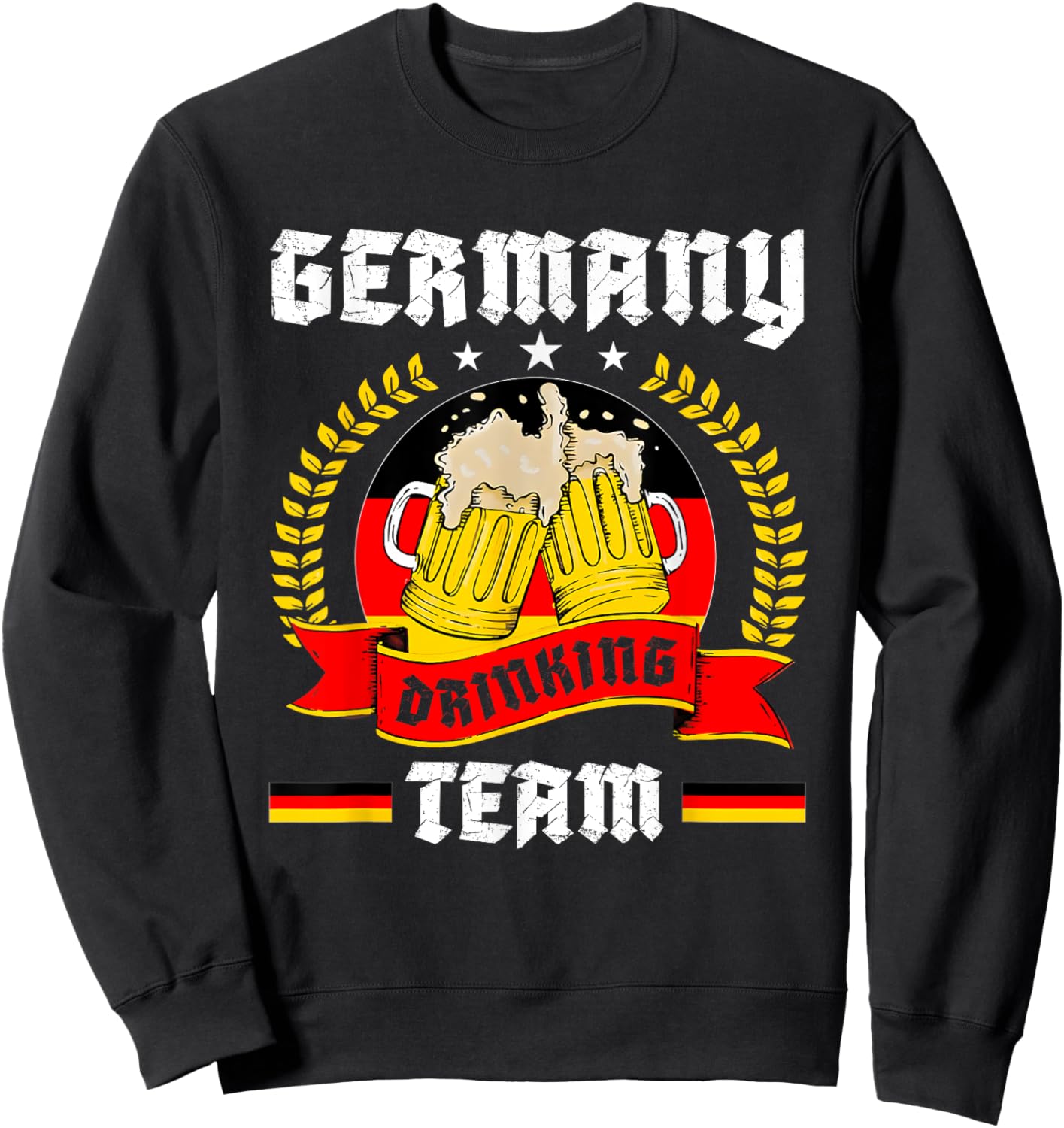 Germany Drinking Team Beer Festivals Oktoberfest Sweatshirt - Sweatshirt | Black