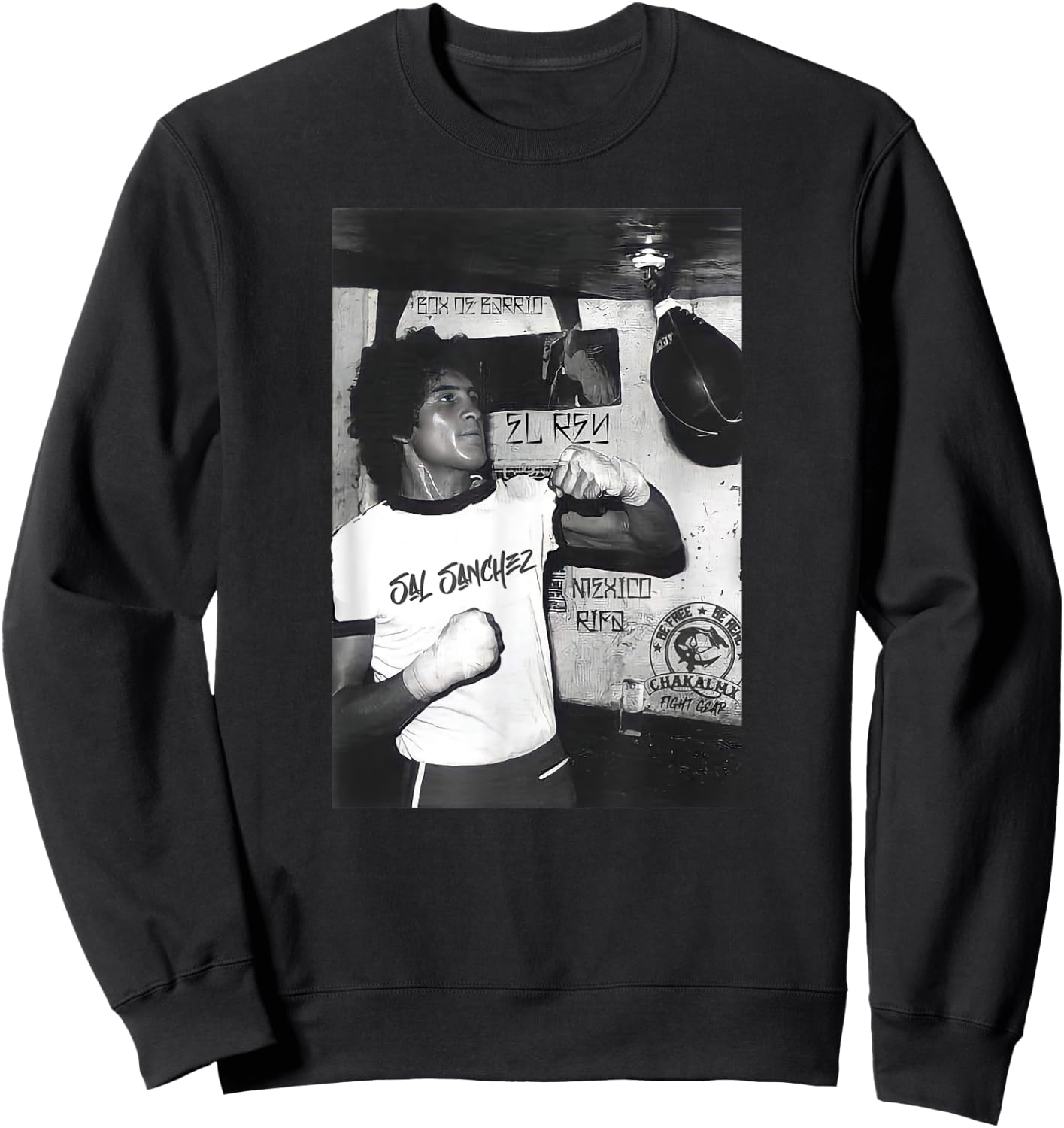 Sal Sanchez - Mexican Boxing King Chakalmx Sweatshirt - Sweatshirt | Black