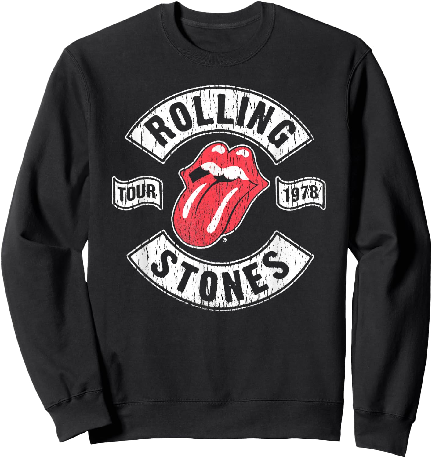 The Rolling Stones Tour 1978 Sweatshirt - Sweatshirt | Black