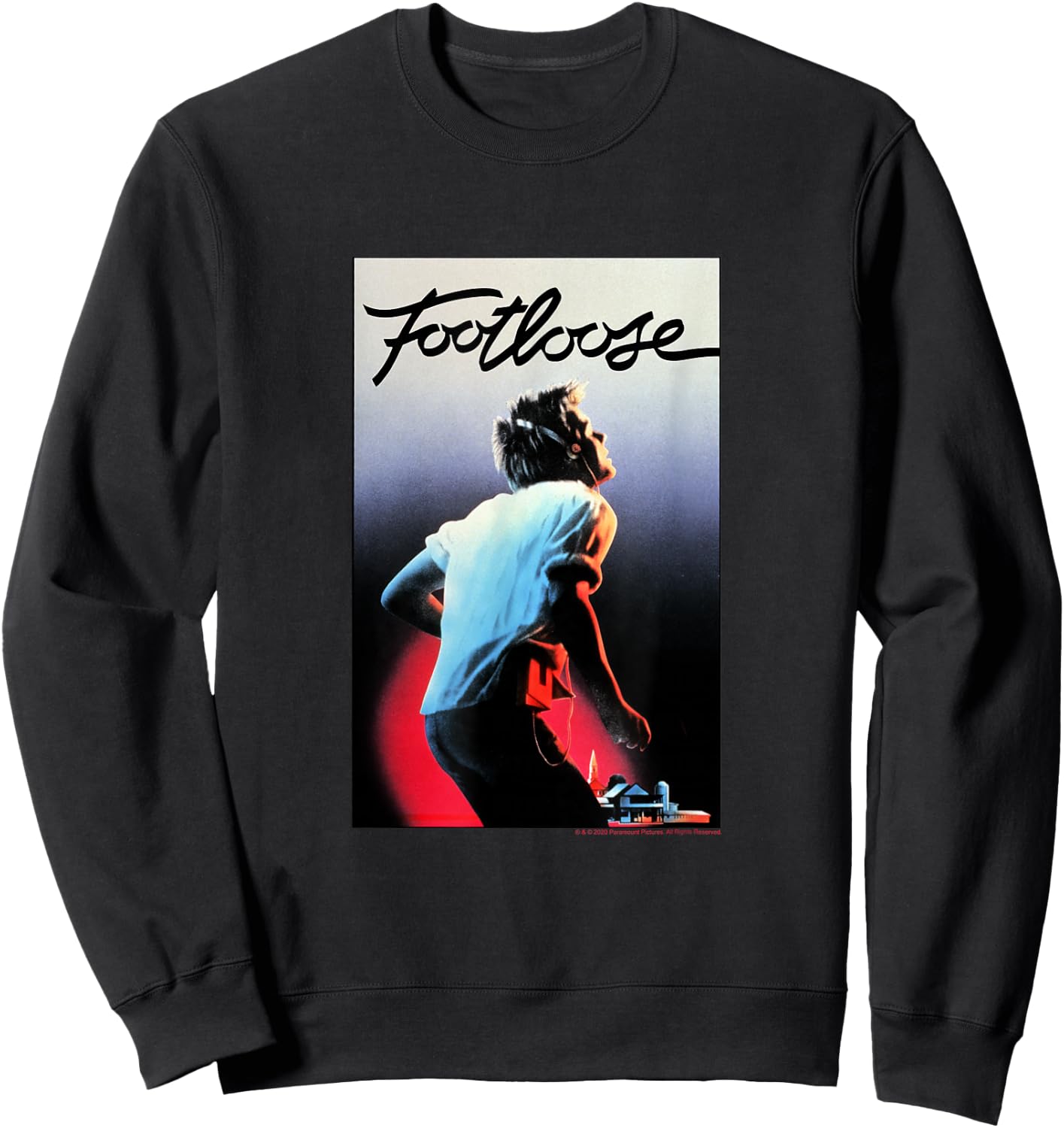 Footloose Poster Art Sweatshirt - Sweatshirt | Black