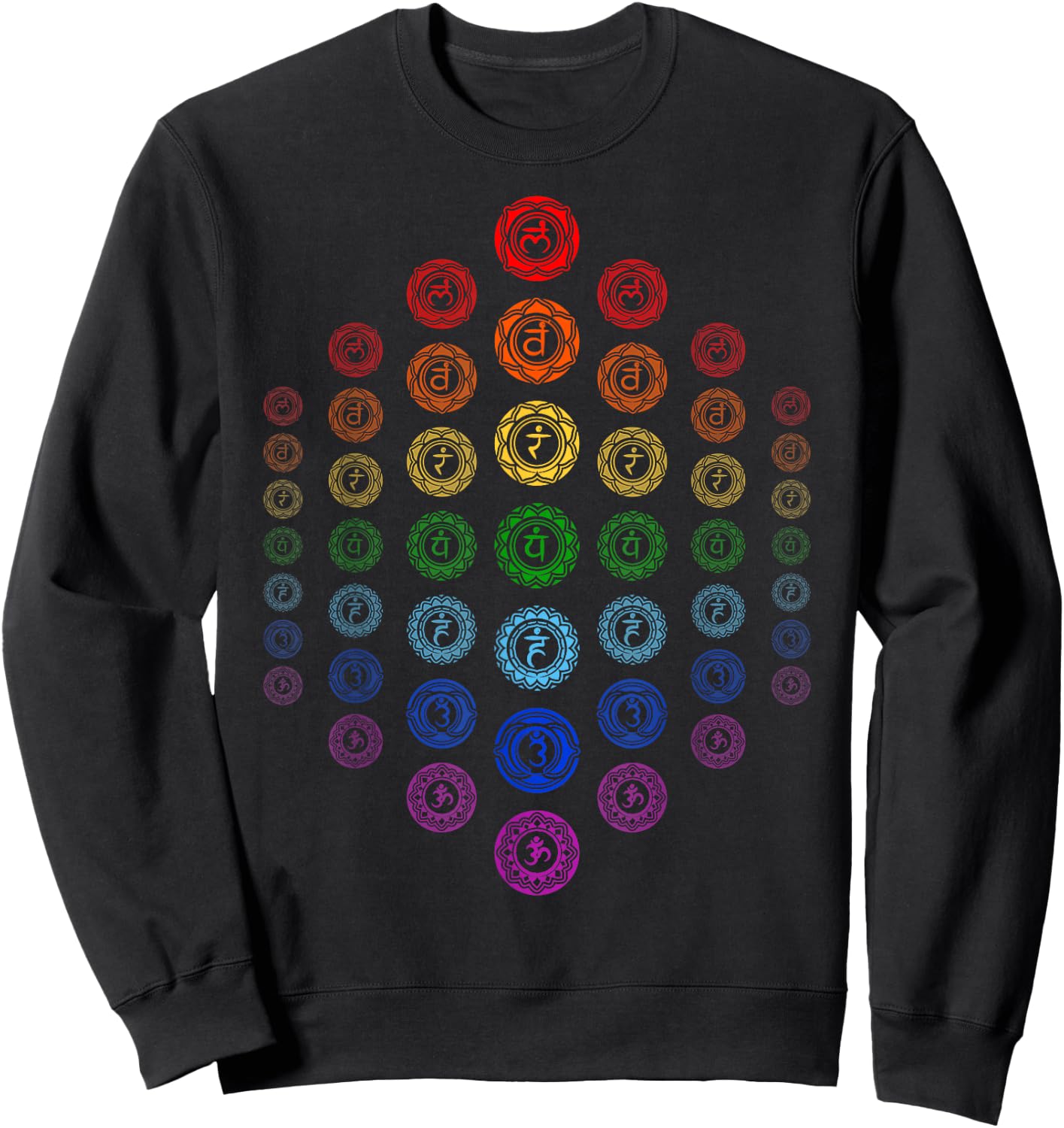 Buddhist Chakra Gift - Buddhism Zen Spiritual Yoga Buddhist Sweatshirt - Sweatshirt | Black